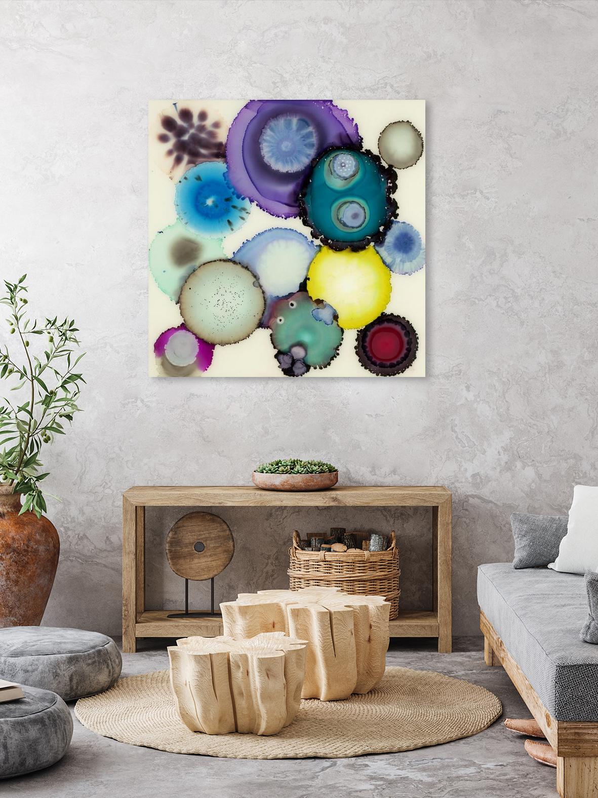 Kaleidoscope II by Laura VanHorne on GIANT ART - blue contemporary