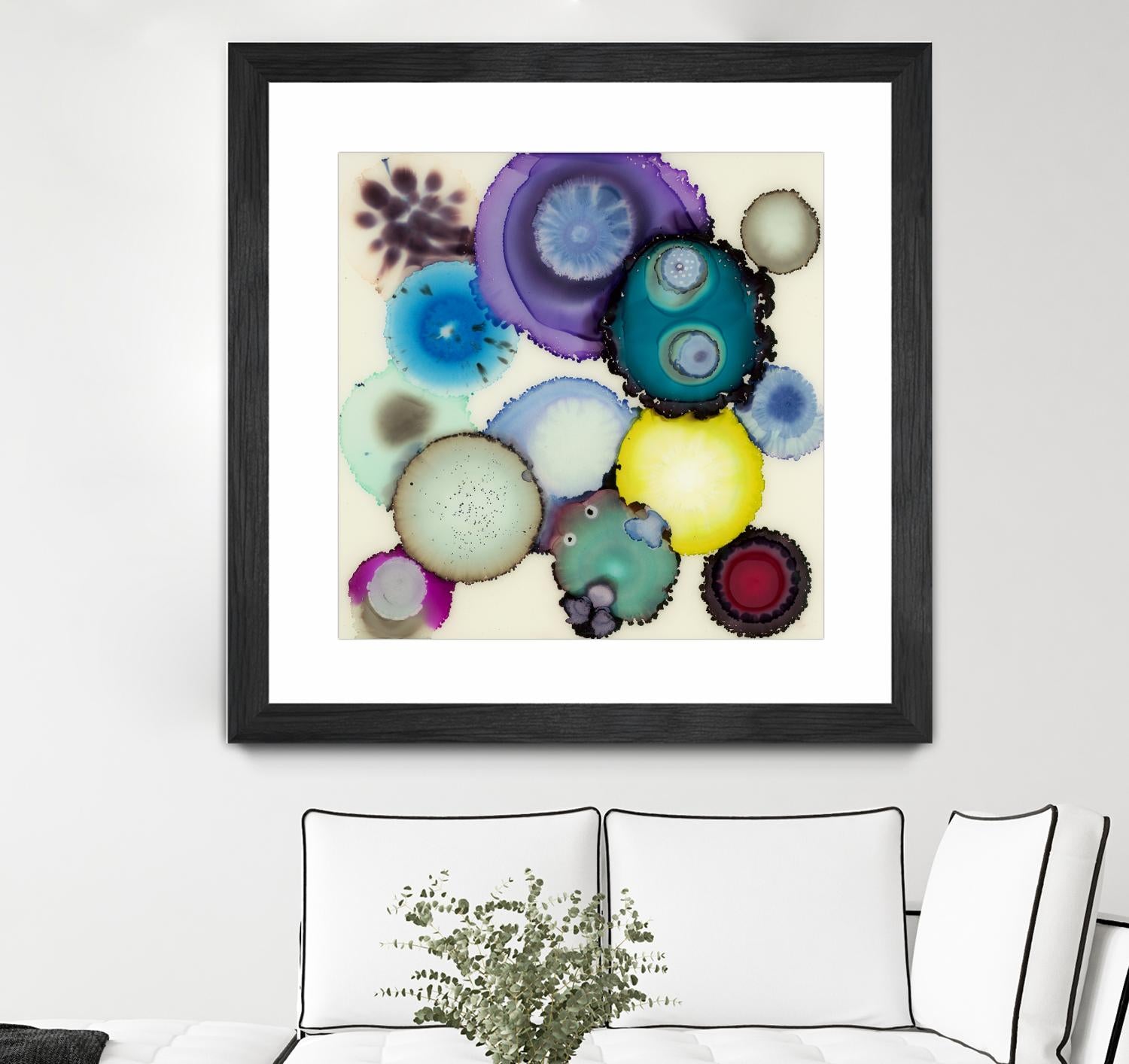 Kaleidoscope II by Laura VanHorne on GIANT ART - blue contemporary