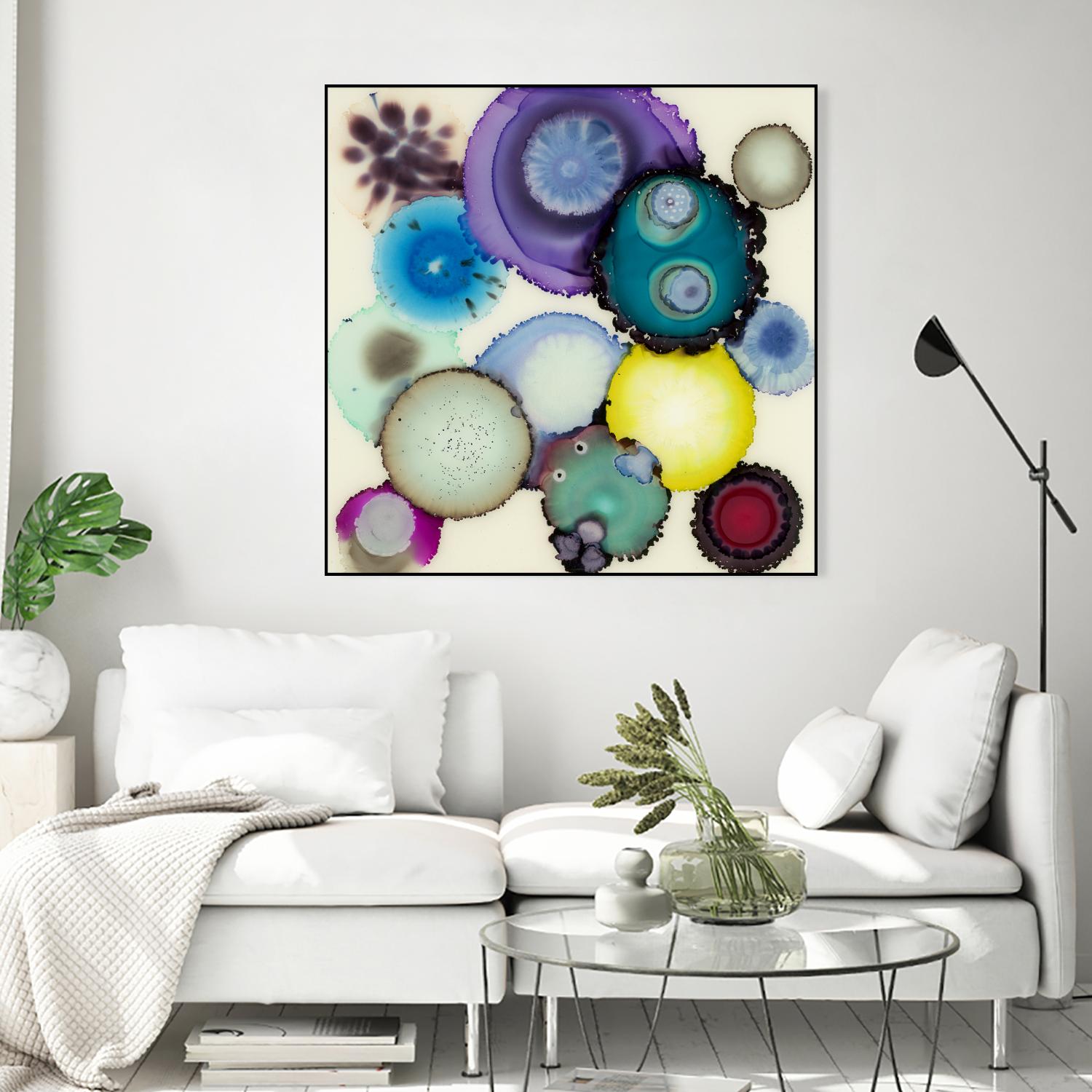 Kaleidoscope II by Laura VanHorne on GIANT ART - blue contemporary