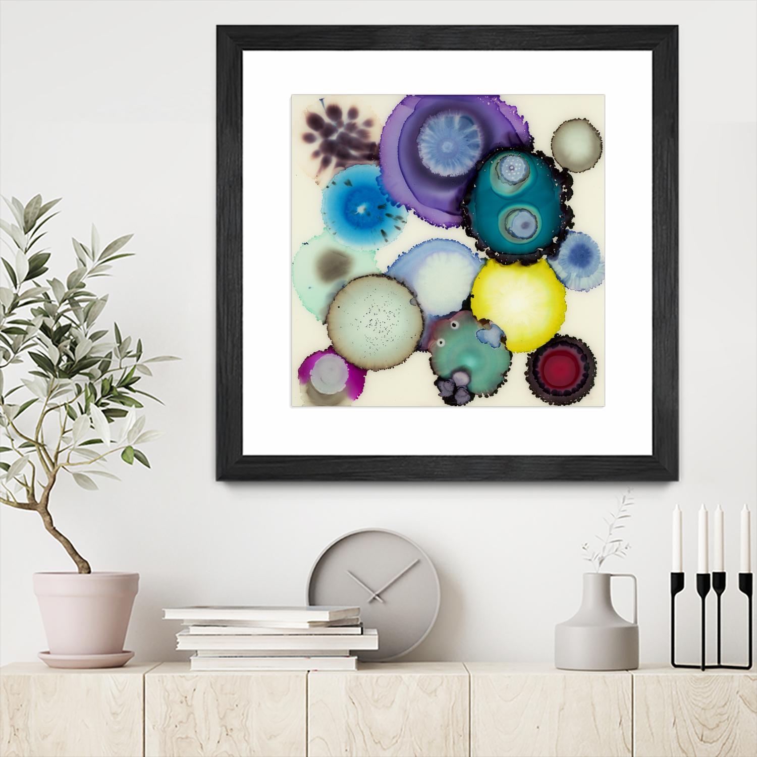 Kaleidoscope II by Laura VanHorne on GIANT ART - blue contemporary