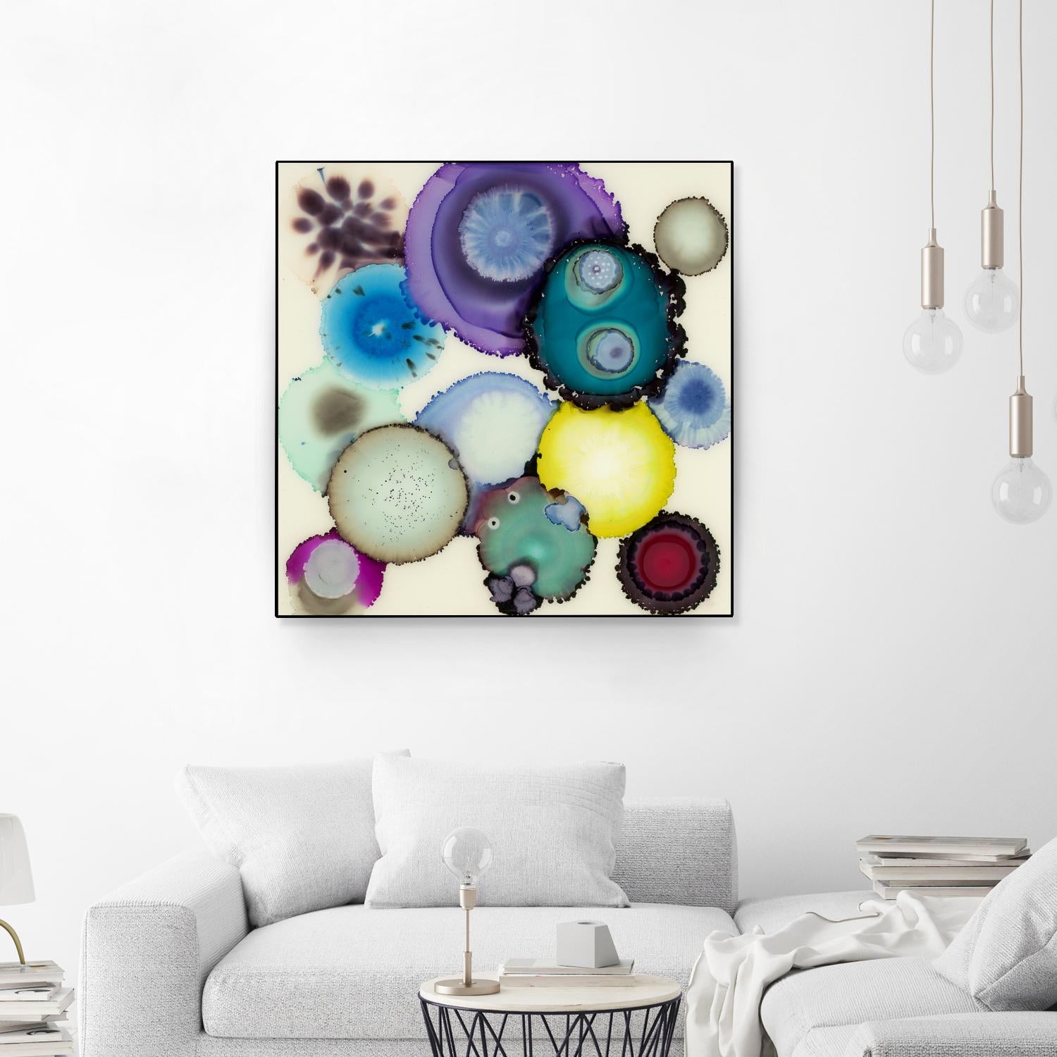 Kaleidoscope II by Laura VanHorne on GIANT ART - blue contemporary