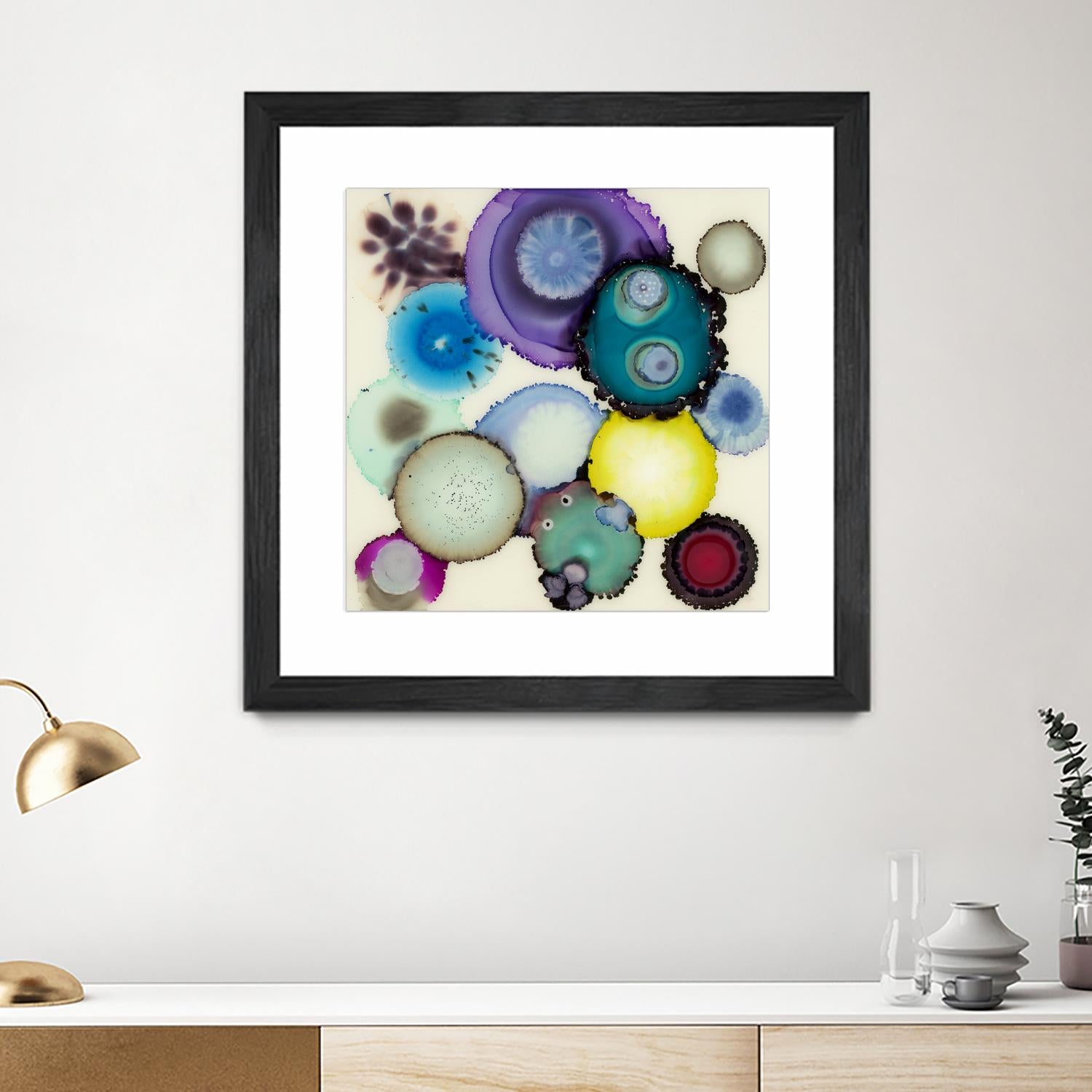 Kaleidoscope II by Laura VanHorne on GIANT ART - blue contemporary