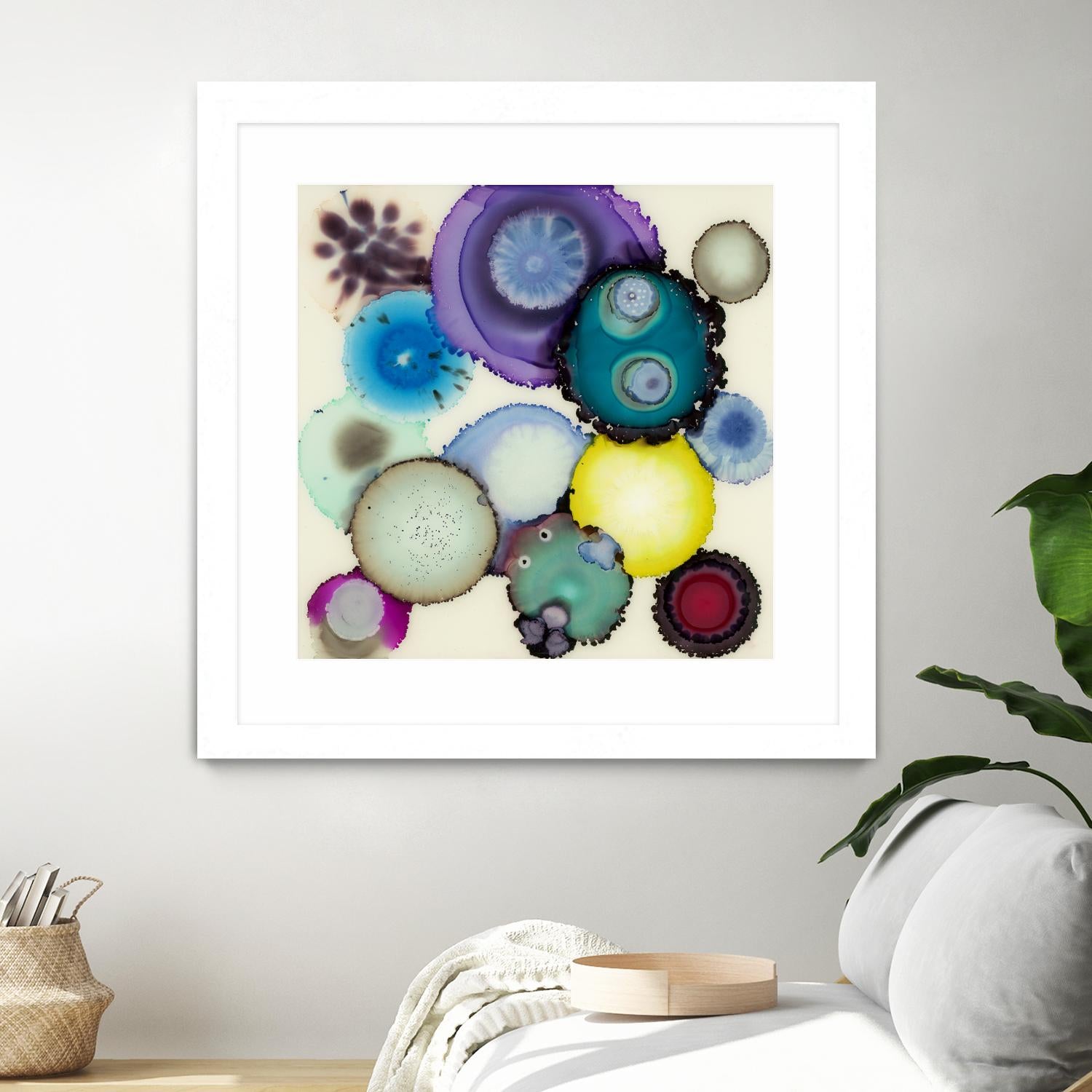 Kaleidoscope II by Laura VanHorne on GIANT ART - blue contemporary