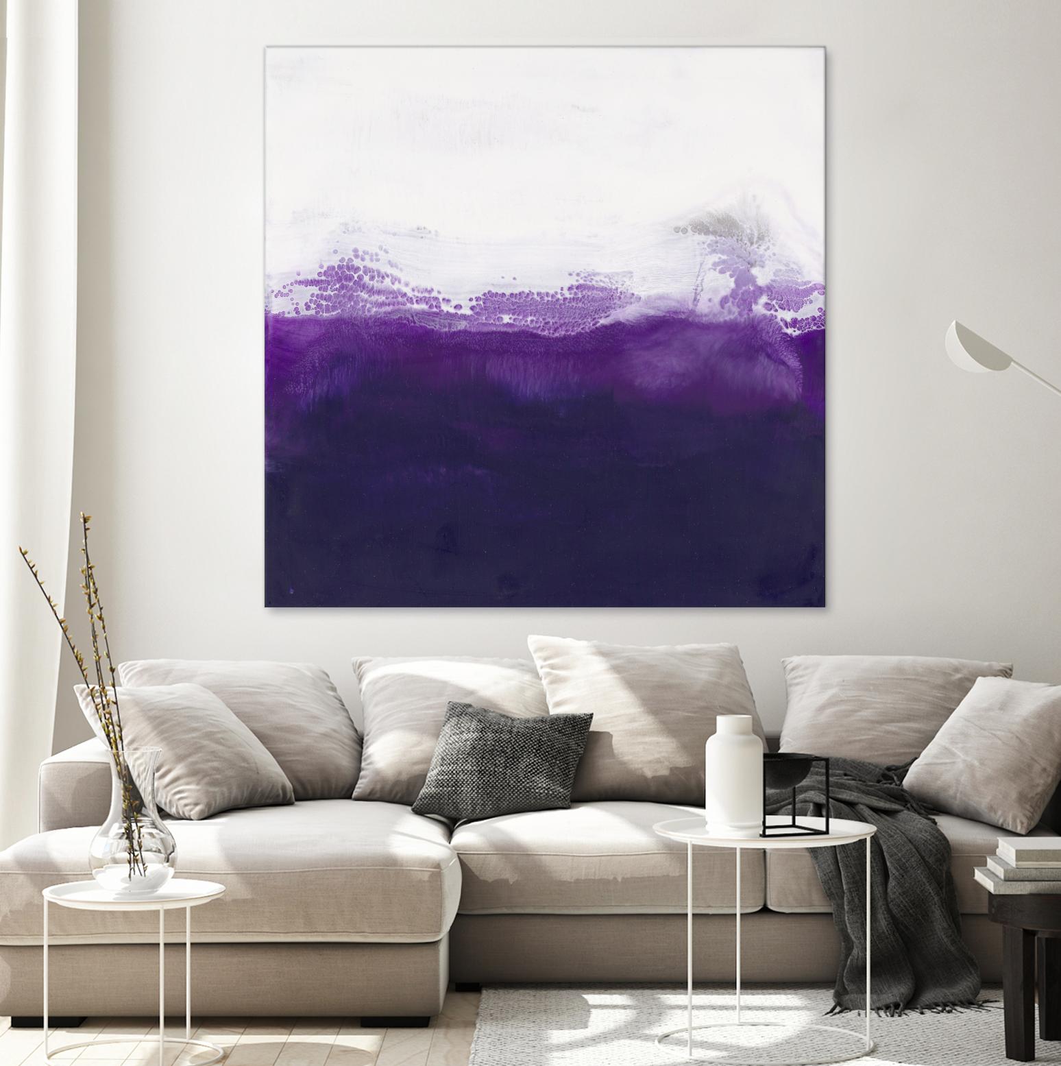 Purple by Laura VanHorne on GIANT ART - white abstract