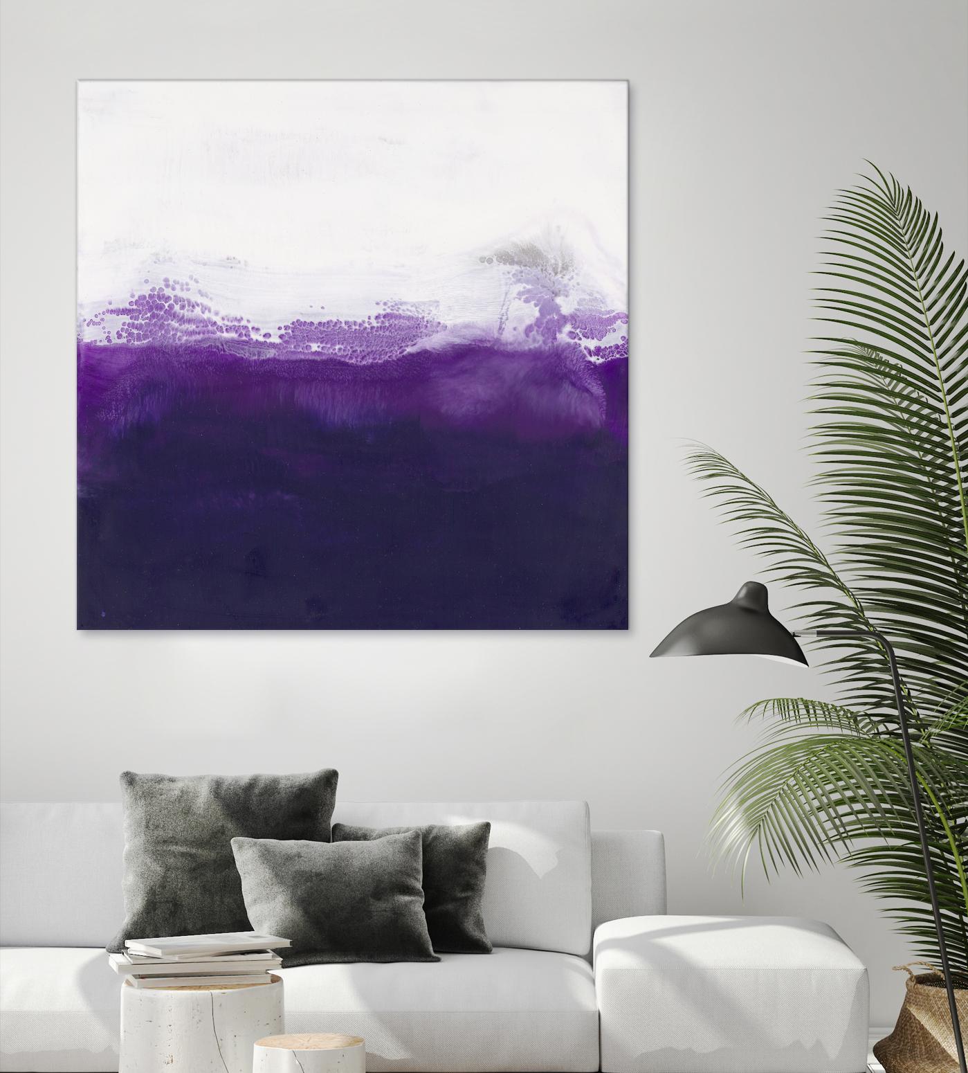 Purple by Laura VanHorne on GIANT ART - white abstract