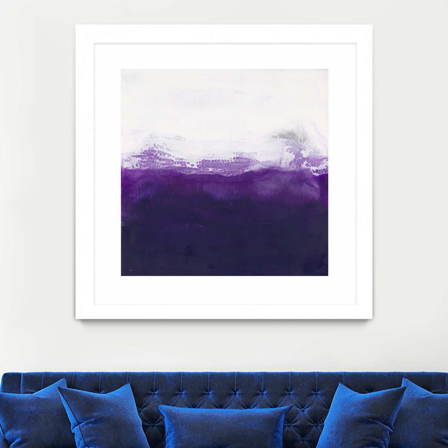 Purple by Laura VanHorne on GIANT ART - white abstract