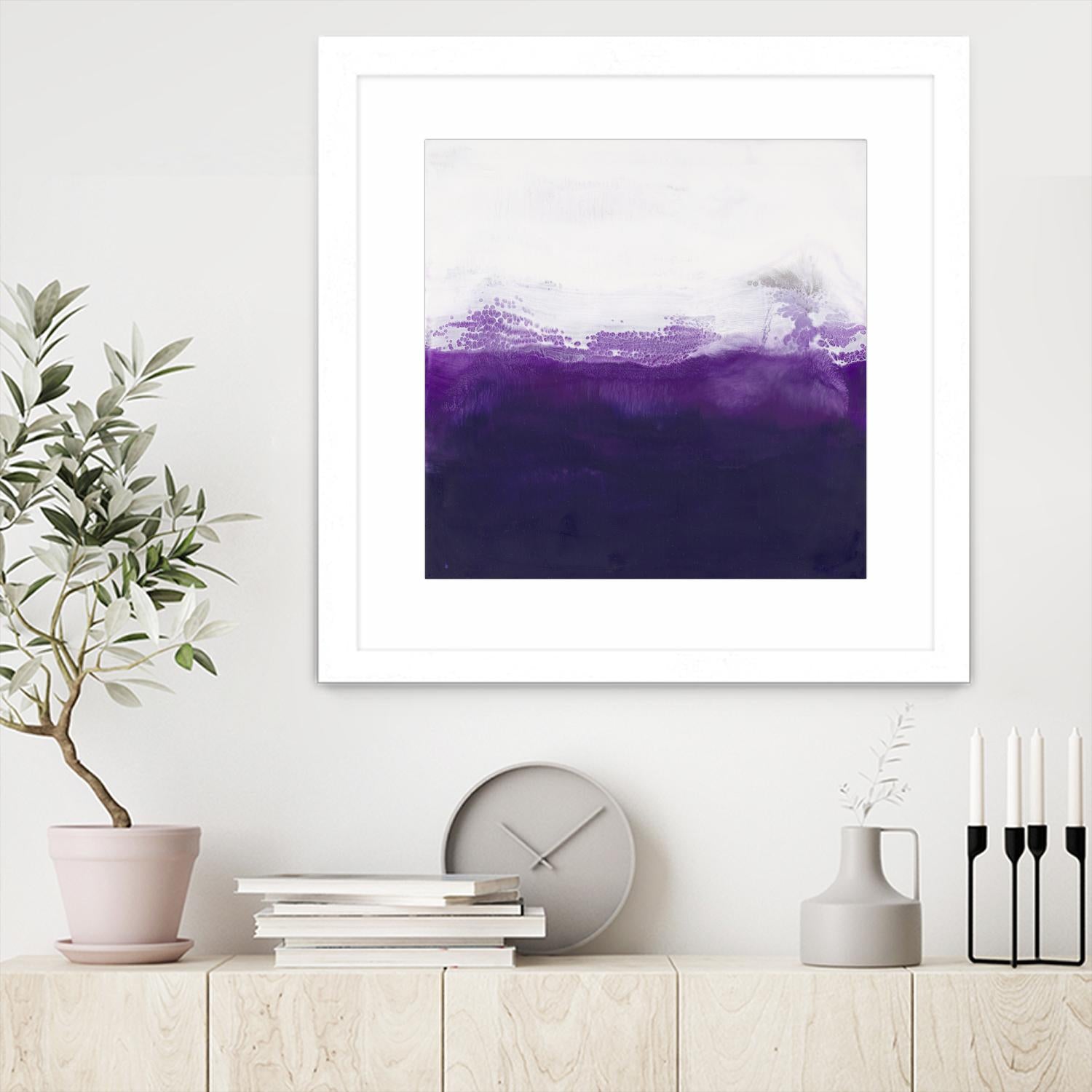 Purple by Laura VanHorne on GIANT ART - white abstract