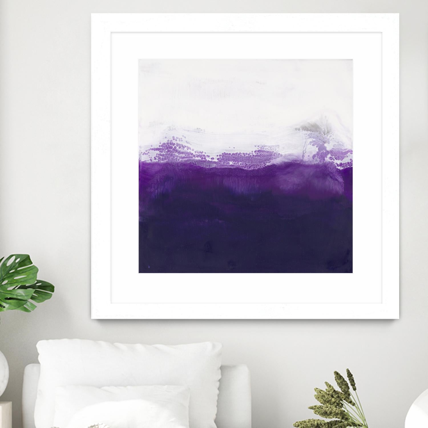 Purple by Laura VanHorne on GIANT ART - white abstract