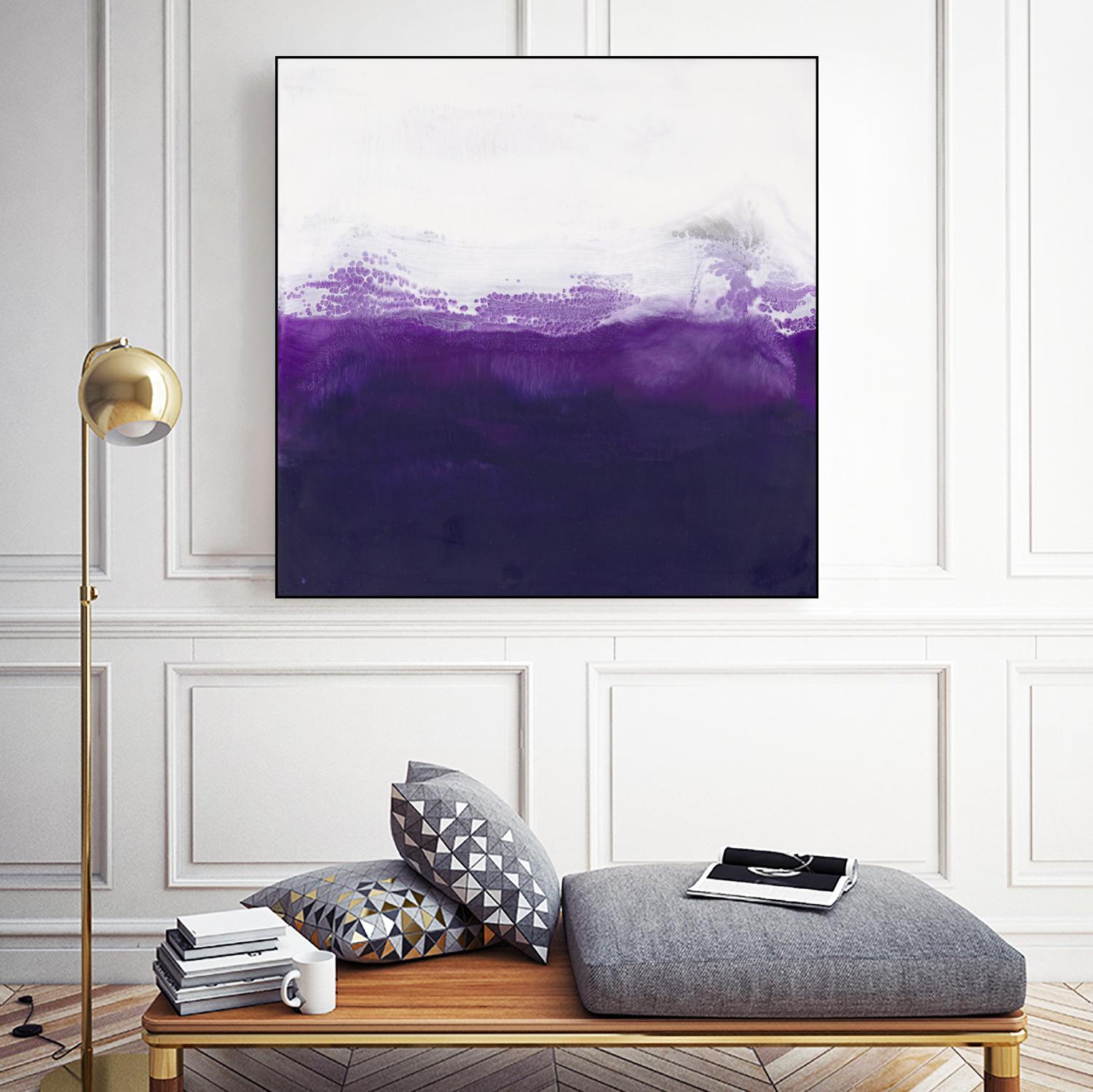 Purple by Laura VanHorne on GIANT ART - white abstract