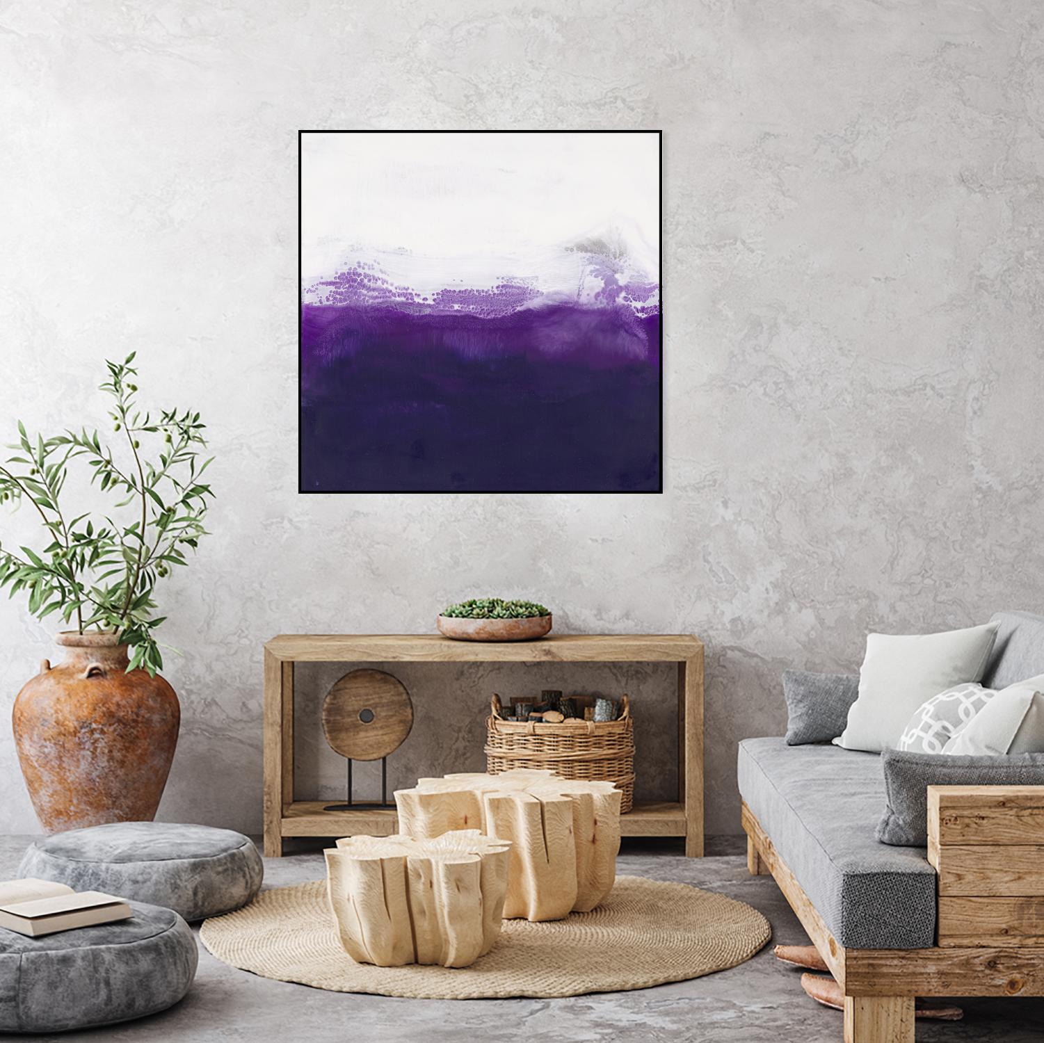 Purple by Laura VanHorne on GIANT ART - white abstract