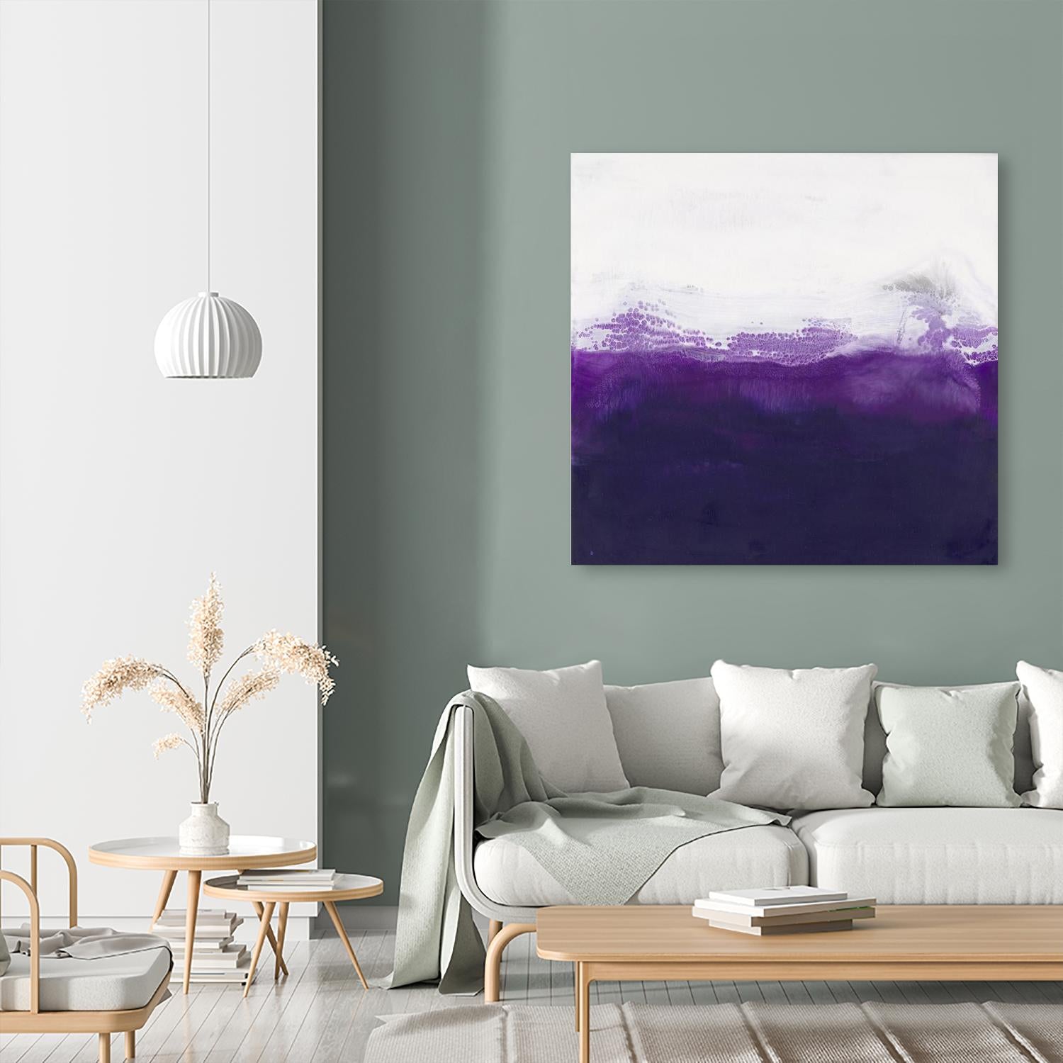 Purple by Laura VanHorne on GIANT ART - white abstract