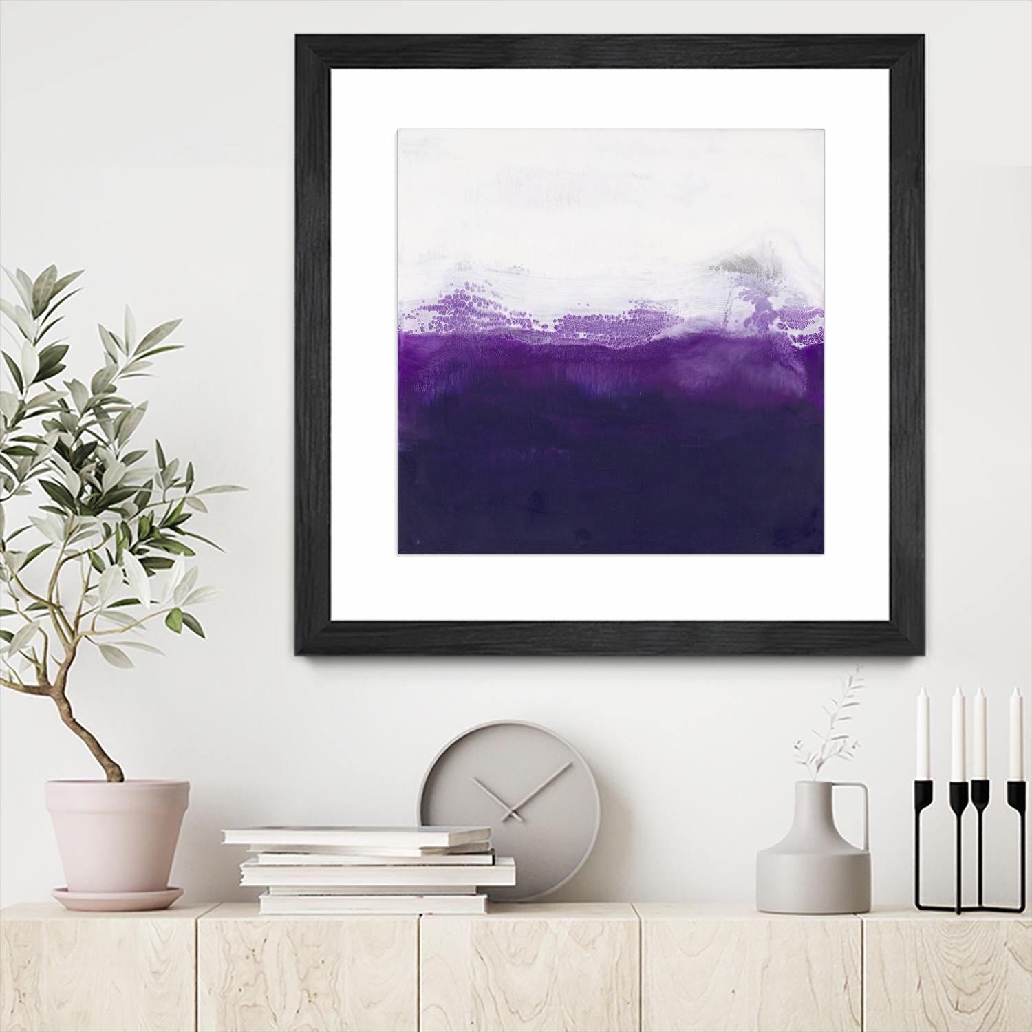 Purple by Laura VanHorne on GIANT ART - white abstract