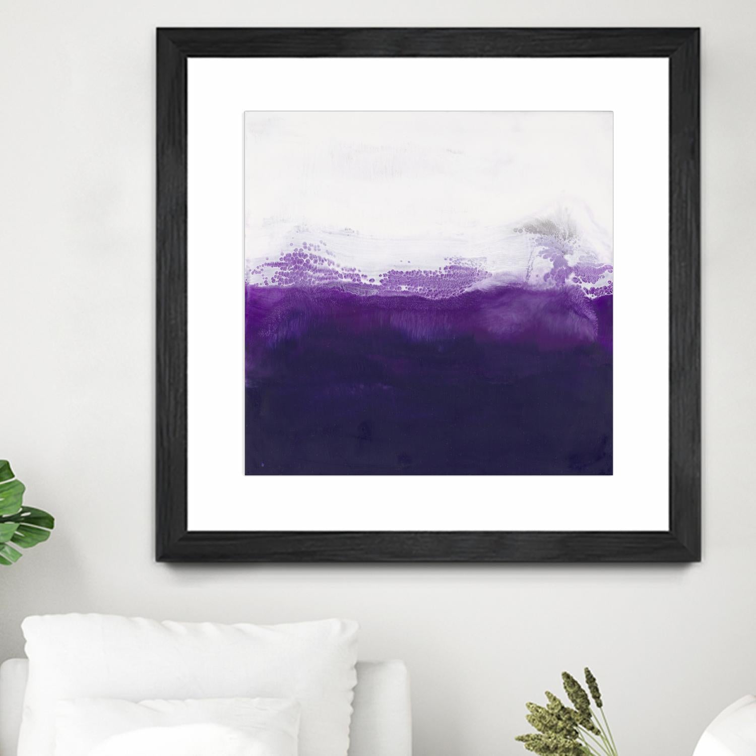 Purple by Laura VanHorne on GIANT ART - white abstract