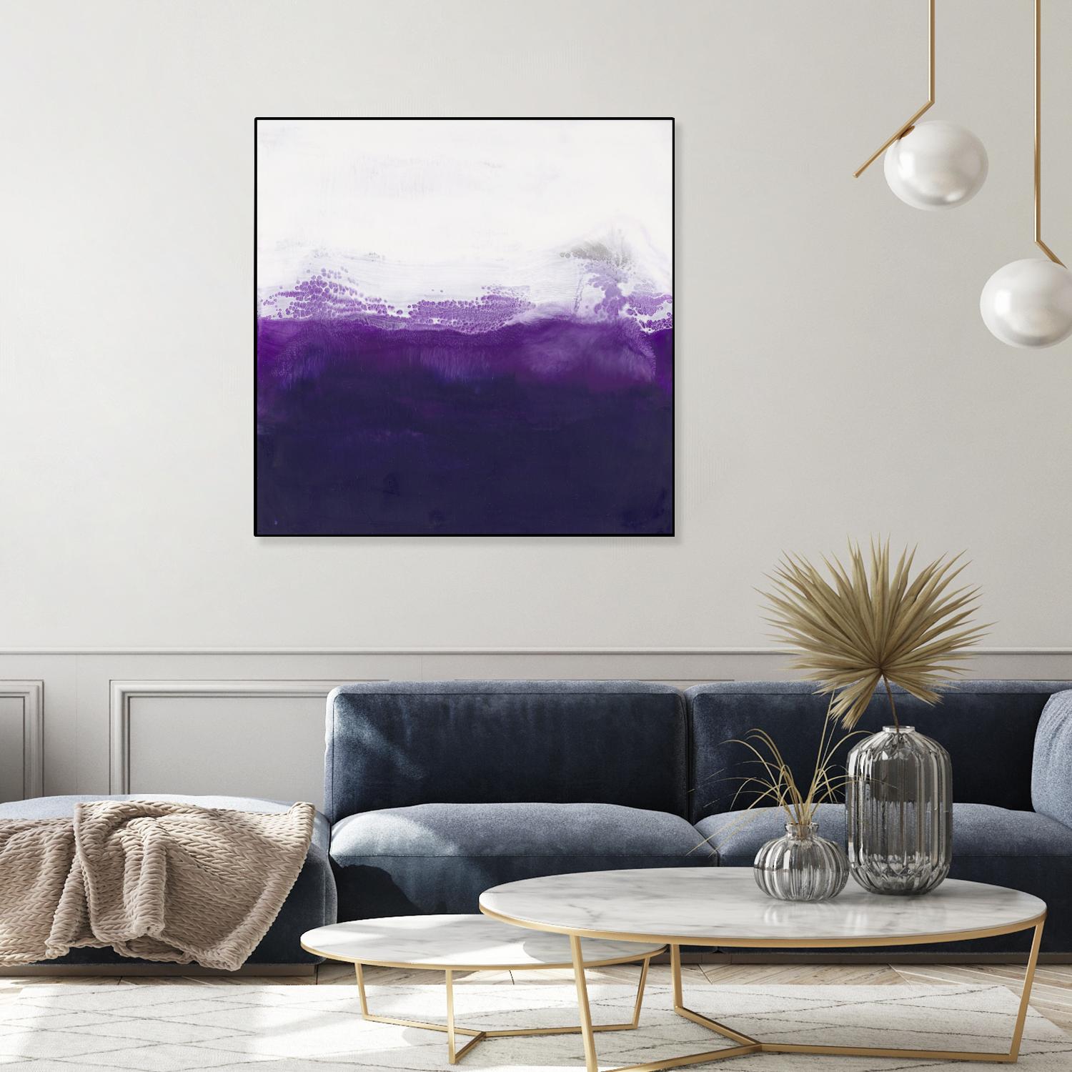Purple by Laura VanHorne on GIANT ART - white abstract