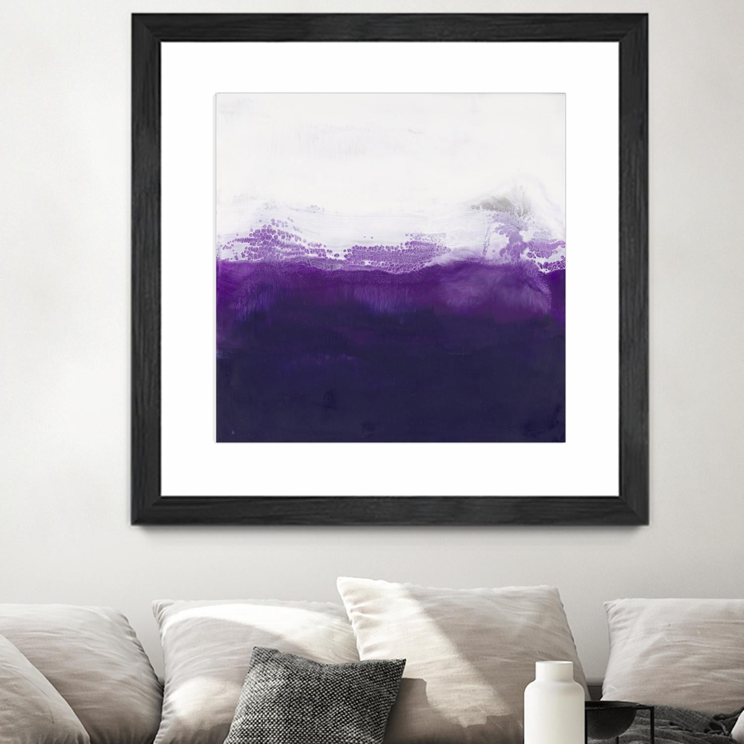 Purple by Laura VanHorne on GIANT ART - white abstract