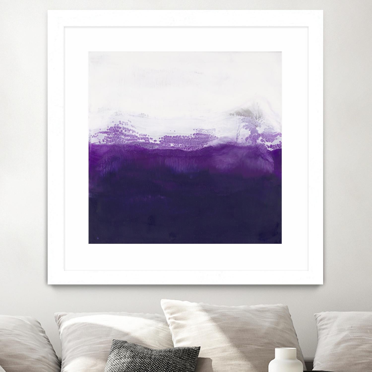 Purple by Laura VanHorne on GIANT ART - white abstract
