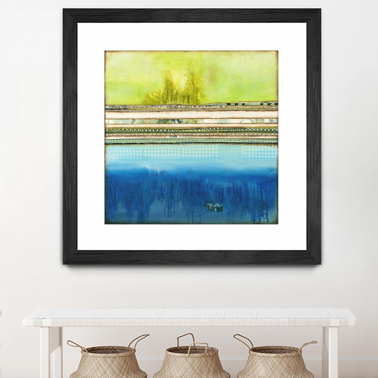 The Sailor by Laura VanHorne on GIANT ART - green abstract