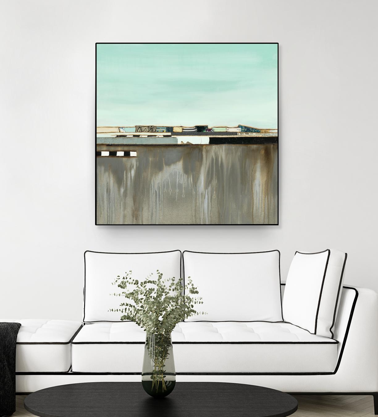 The Hood by Laura Van Horne on GIANT ART - blues abstracted landscapes