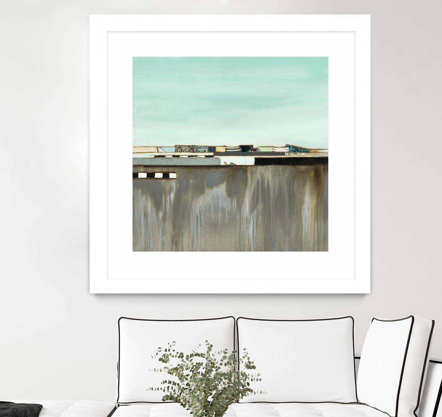 The Hood by Laura Van Horne on GIANT ART - blues abstracted landscapes