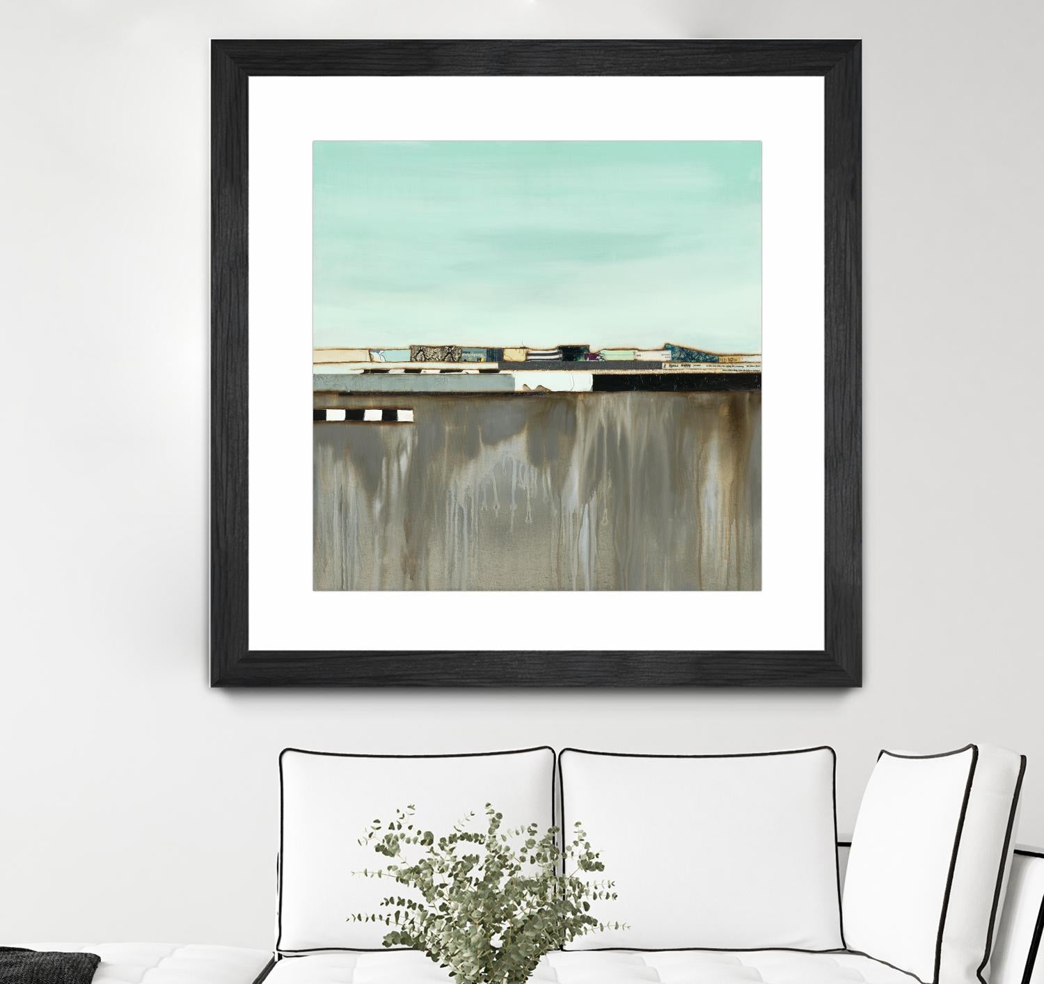 The Hood by Laura Van Horne on GIANT ART - blues abstracted landscapes