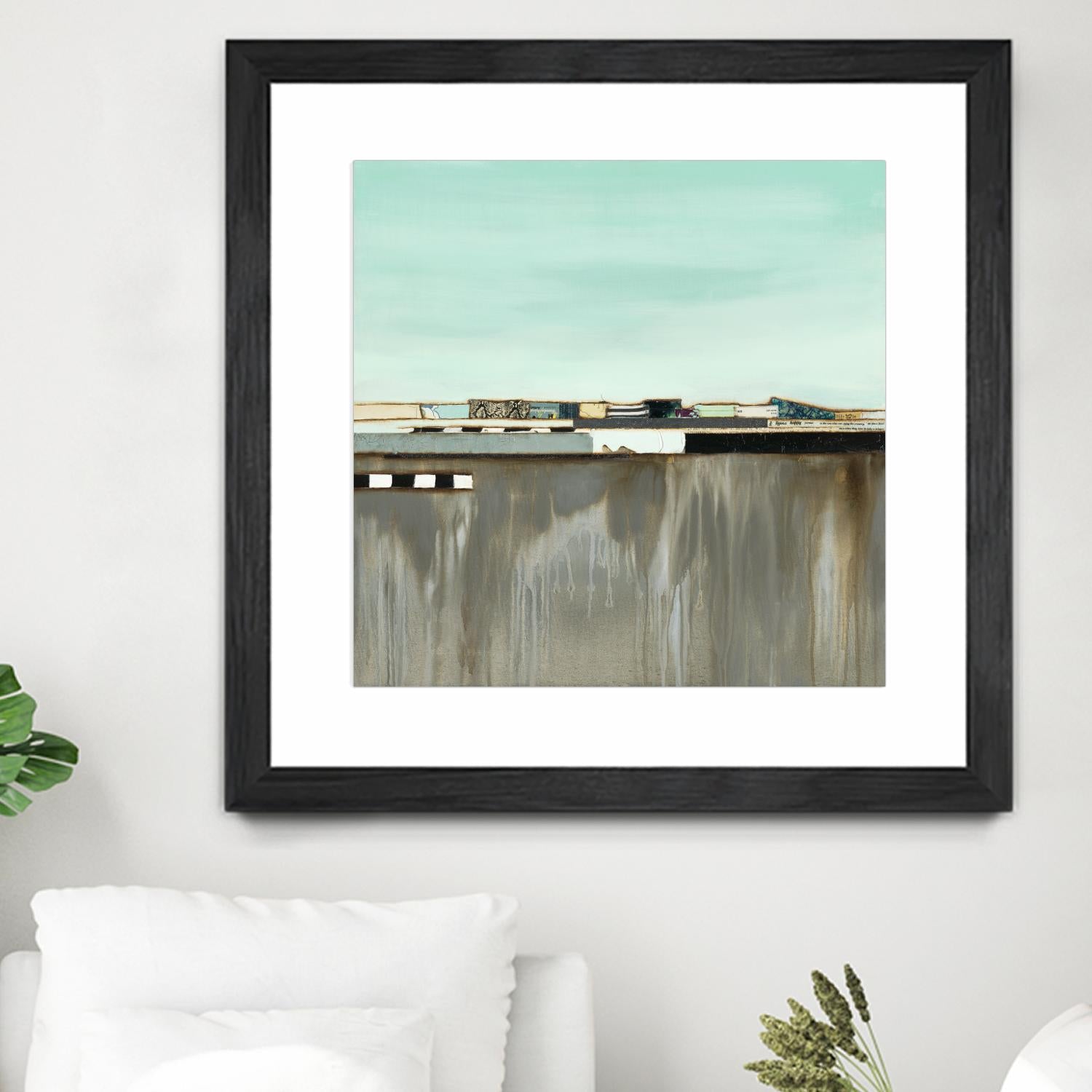 The Hood by Laura Van Horne on GIANT ART - blues abstracted landscapes