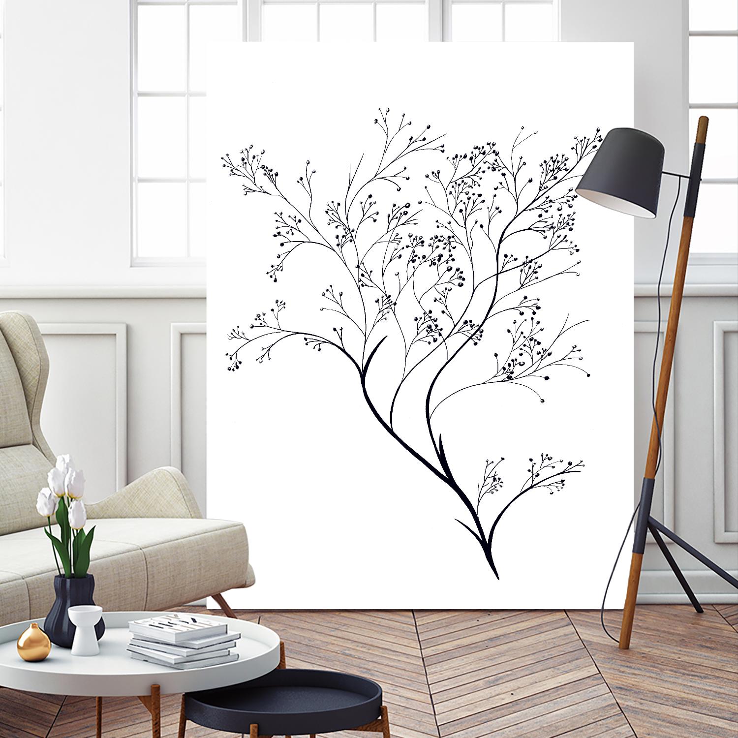 Airy Blooms II by Kayleigh Wold on GIANT ART - florals