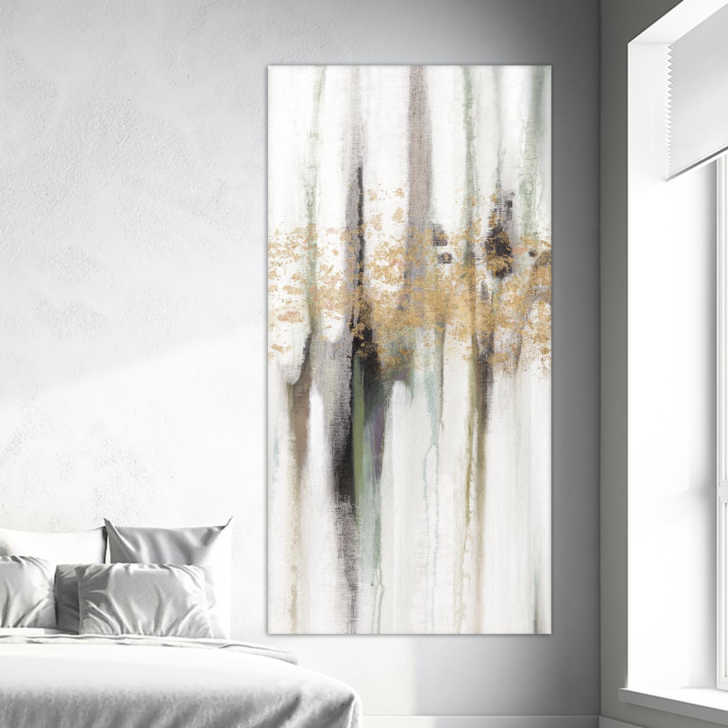 Falling Gold Leaf I by Studio W on GIANT ART - abstract