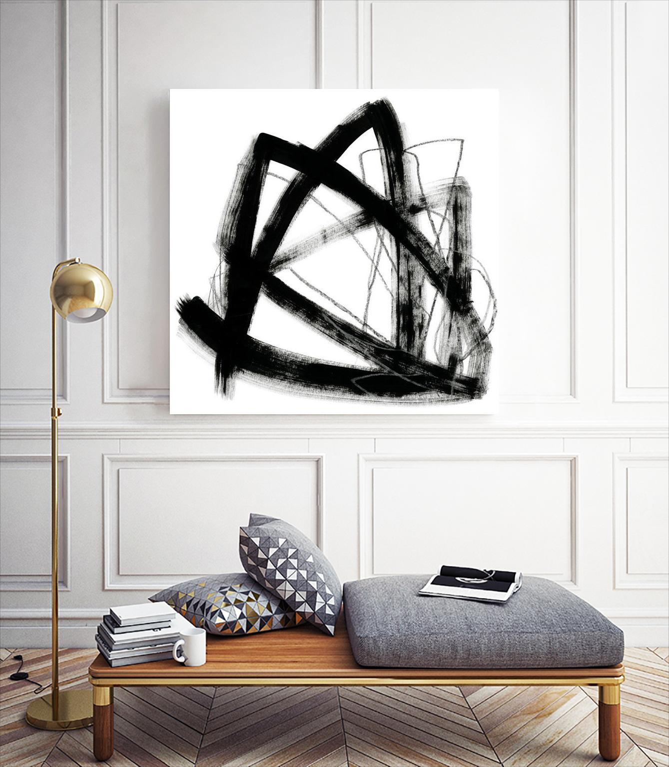 Tessellation IX by June Erica Vess on GIANT ART - black abstract