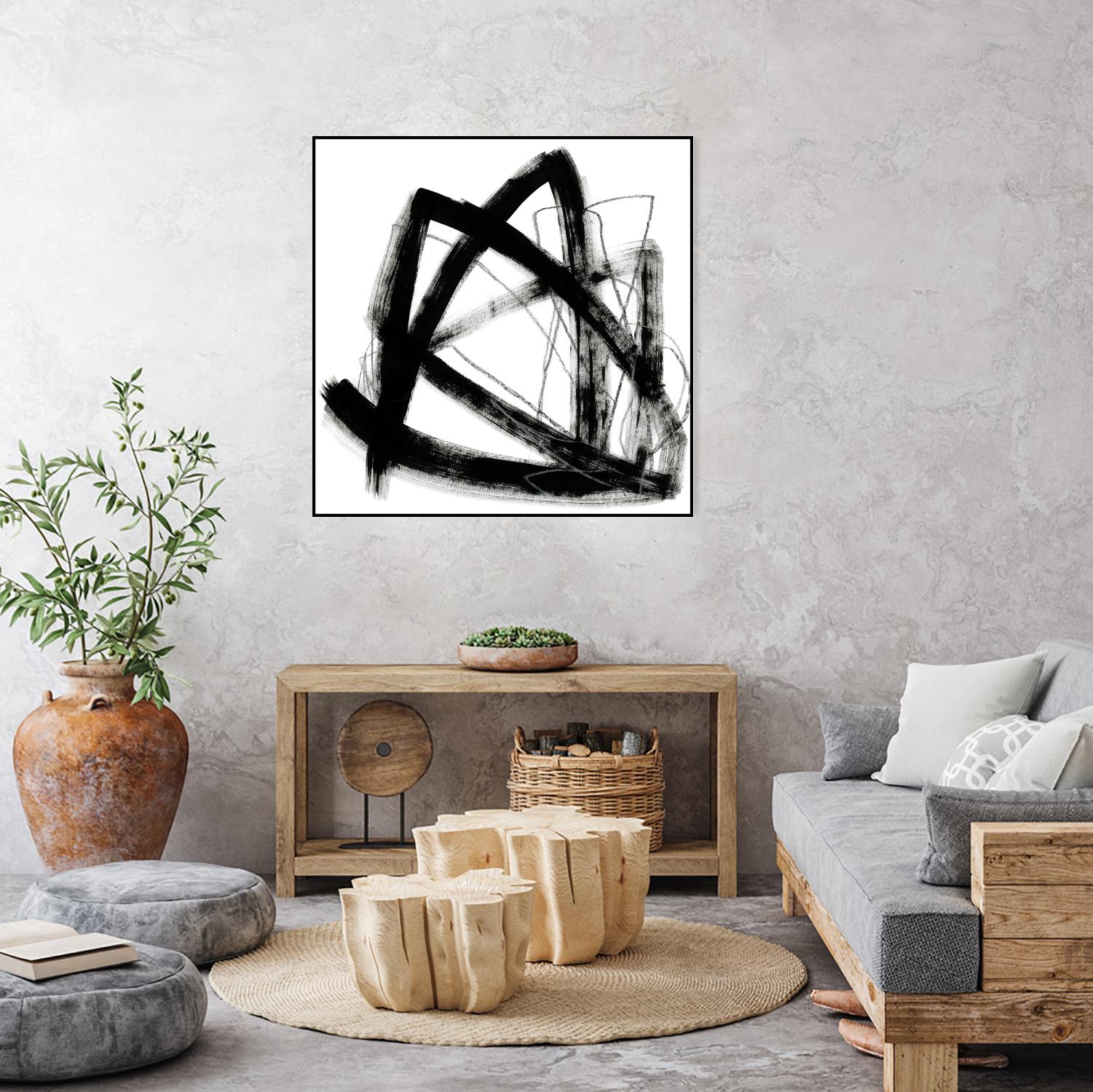 Tessellation IX by June Erica Vess on GIANT ART - black abstract