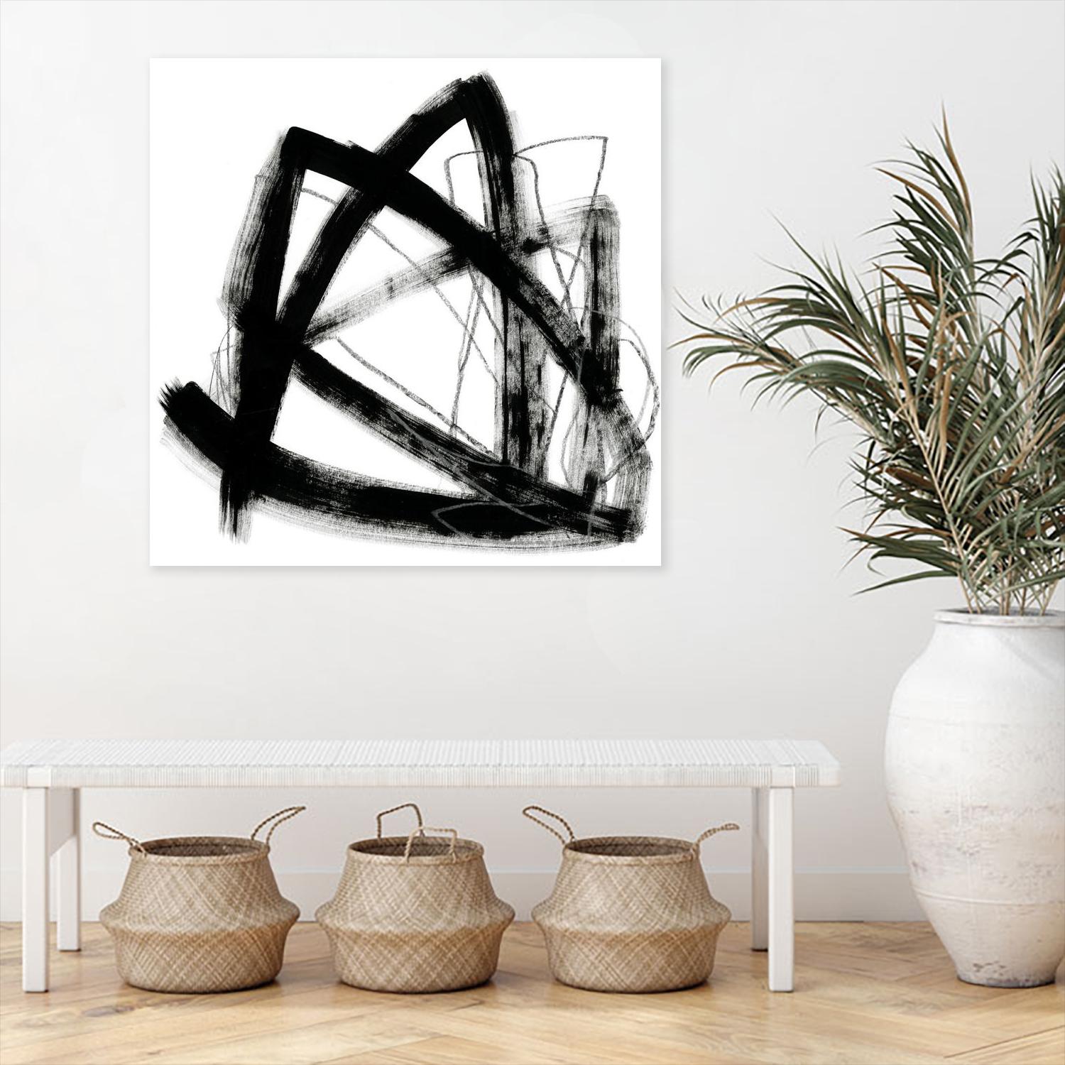 Tessellation IX by June Erica Vess on GIANT ART - black abstract