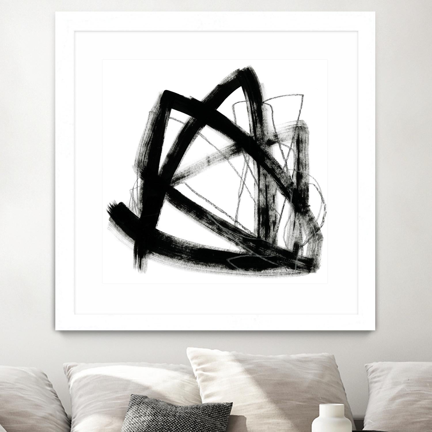 Tessellation IX by June Erica Vess on GIANT ART - black abstract