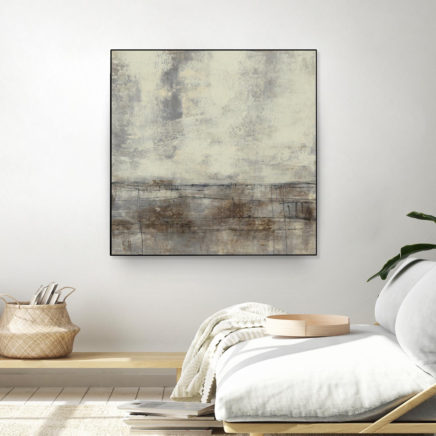 Neutral Plane II by Jennifer Goldberger on GIANT ART - brown abstract