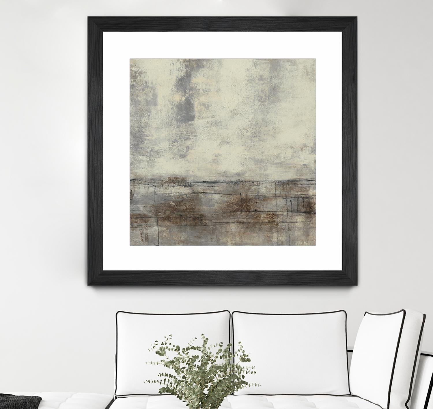 Neutral Plane II by Jennifer Goldberger on GIANT ART - brown abstract