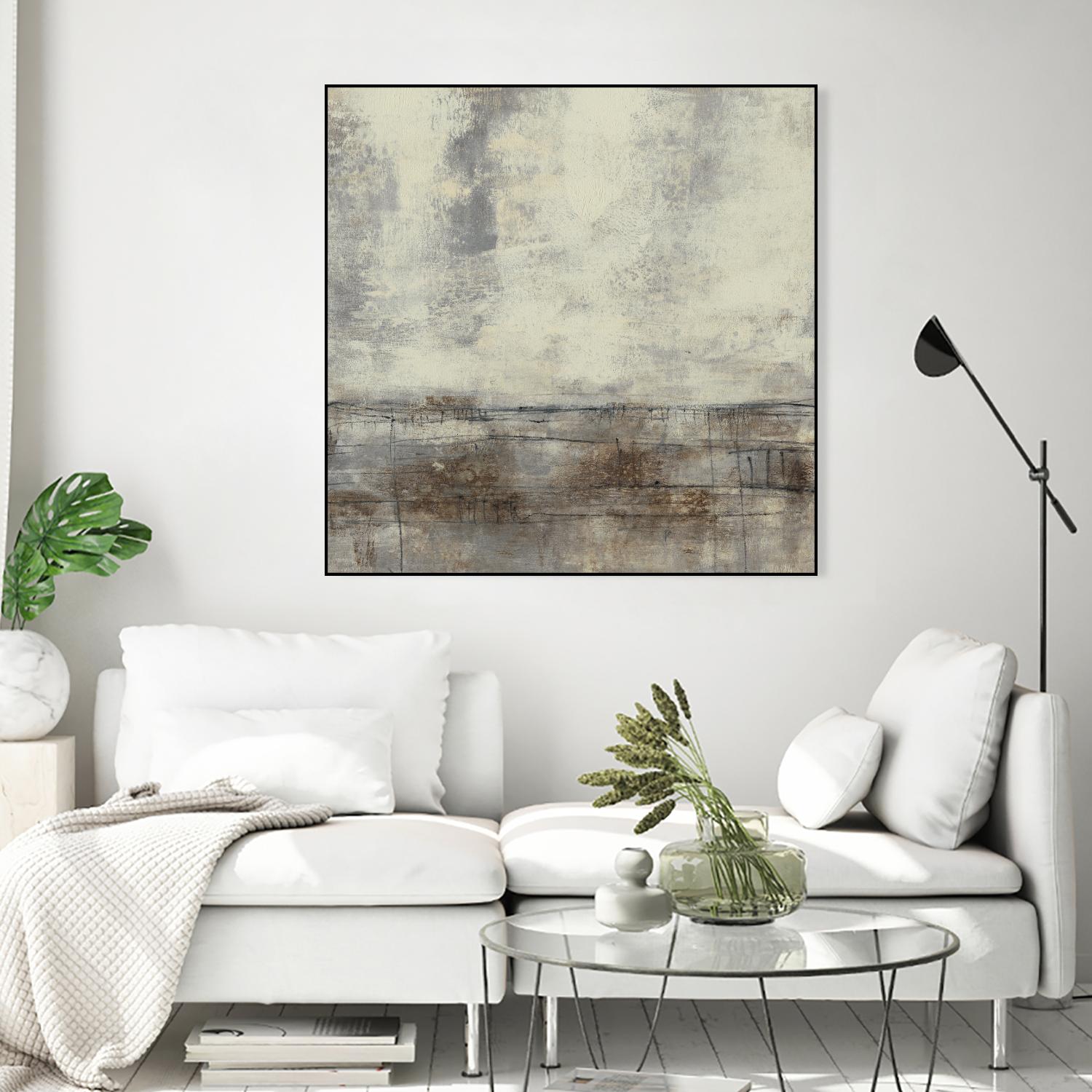 Neutral Plane II by Jennifer Goldberger on GIANT ART - brown abstract