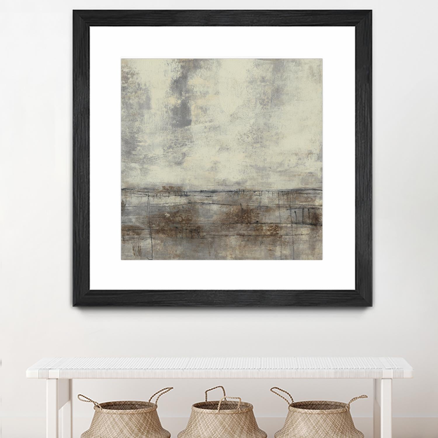Neutral Plane II by Jennifer Goldberger on GIANT ART - brown abstract