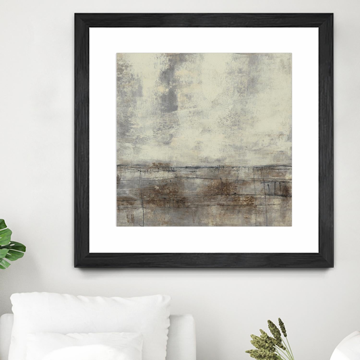 Neutral Plane II by Jennifer Goldberger on GIANT ART - brown abstract