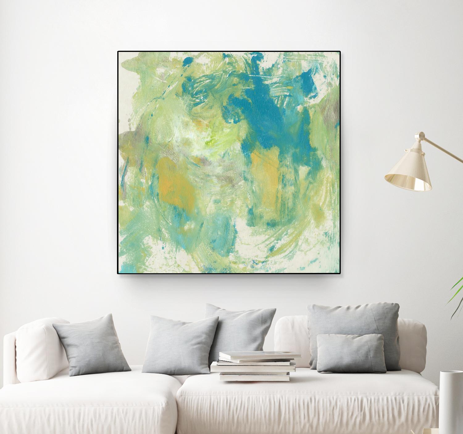 World Wind I by Tim OToole on GIANT ART - green abstract