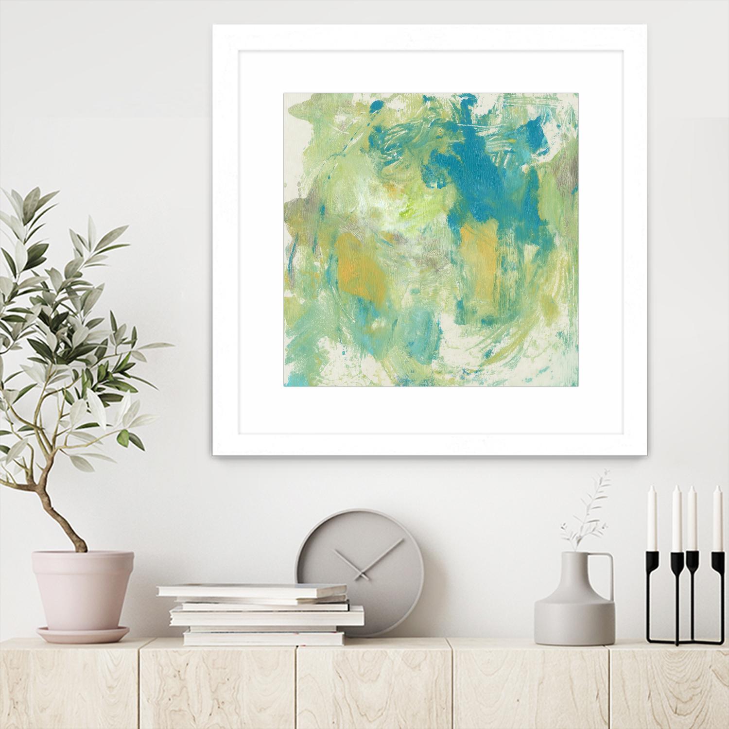 World Wind I by Tim OToole on GIANT ART - green abstract