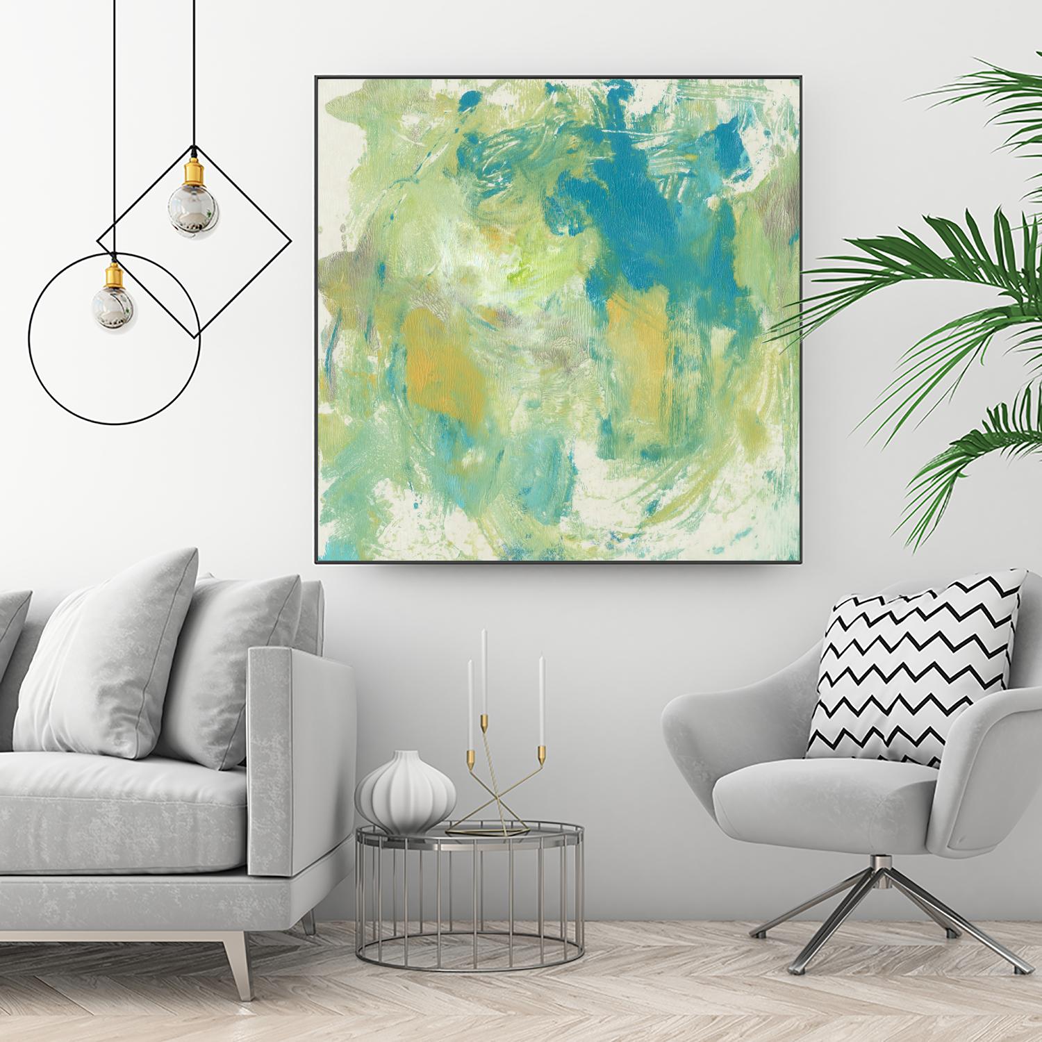 World Wind I by Tim OToole on GIANT ART - green abstract