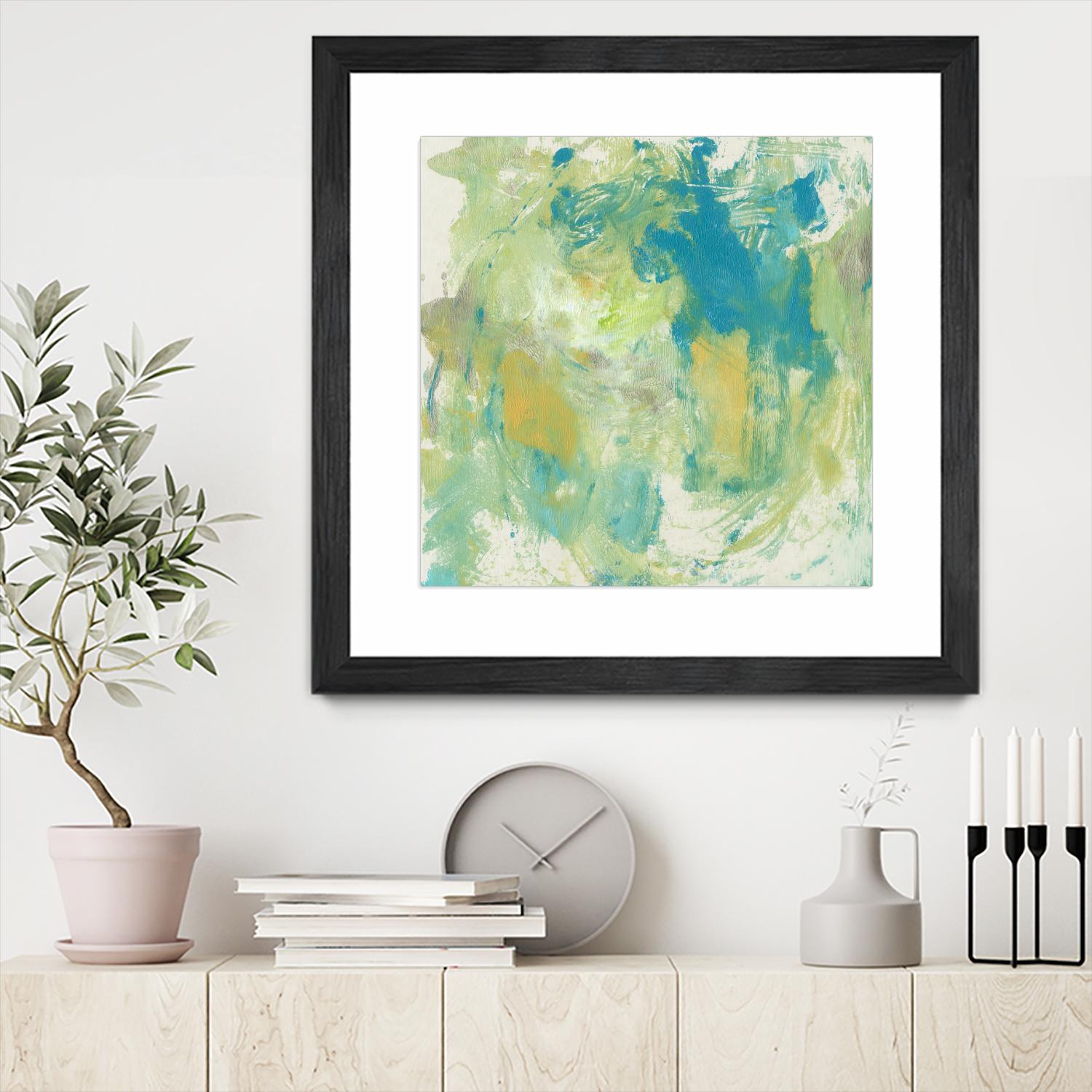 World Wind I by Tim OToole on GIANT ART - green abstract