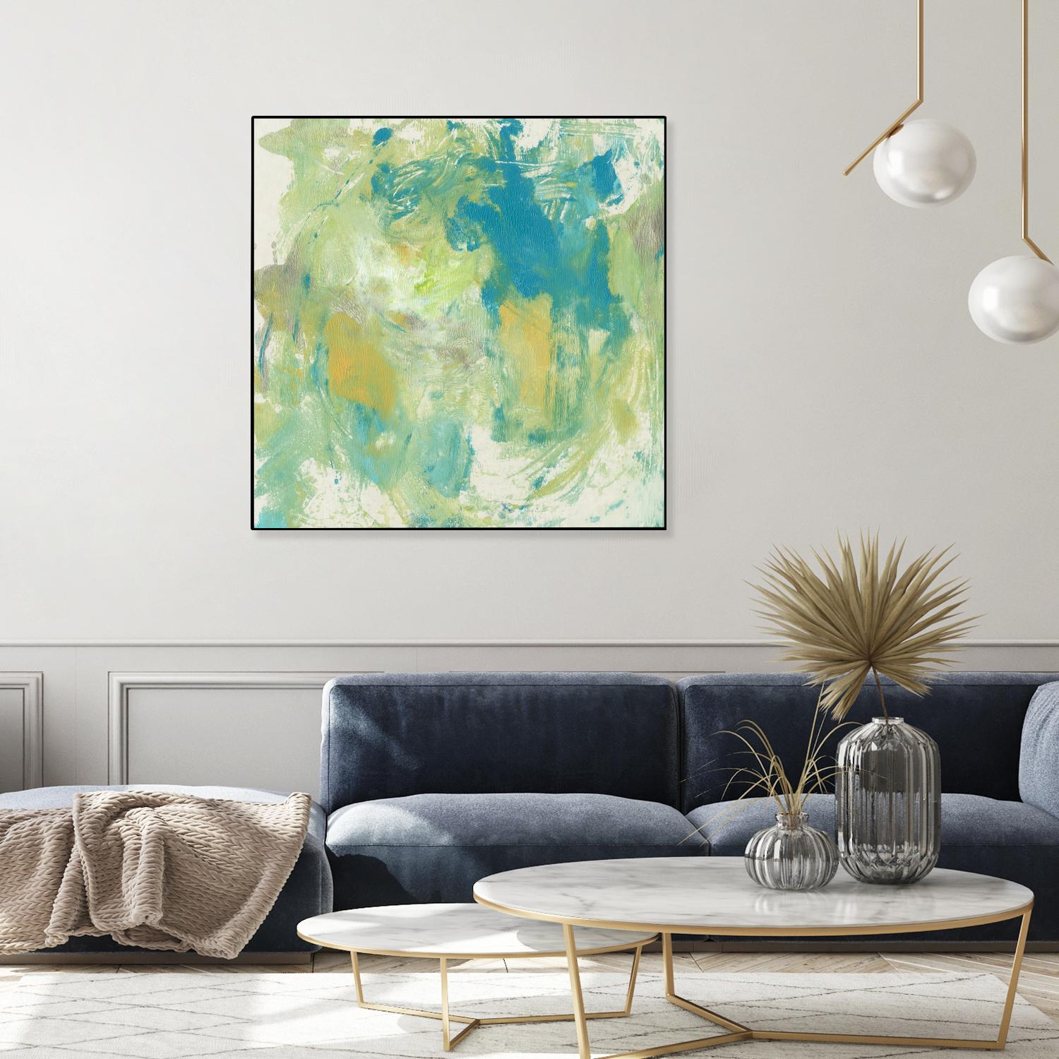 World Wind I by Tim OToole on GIANT ART - green abstract