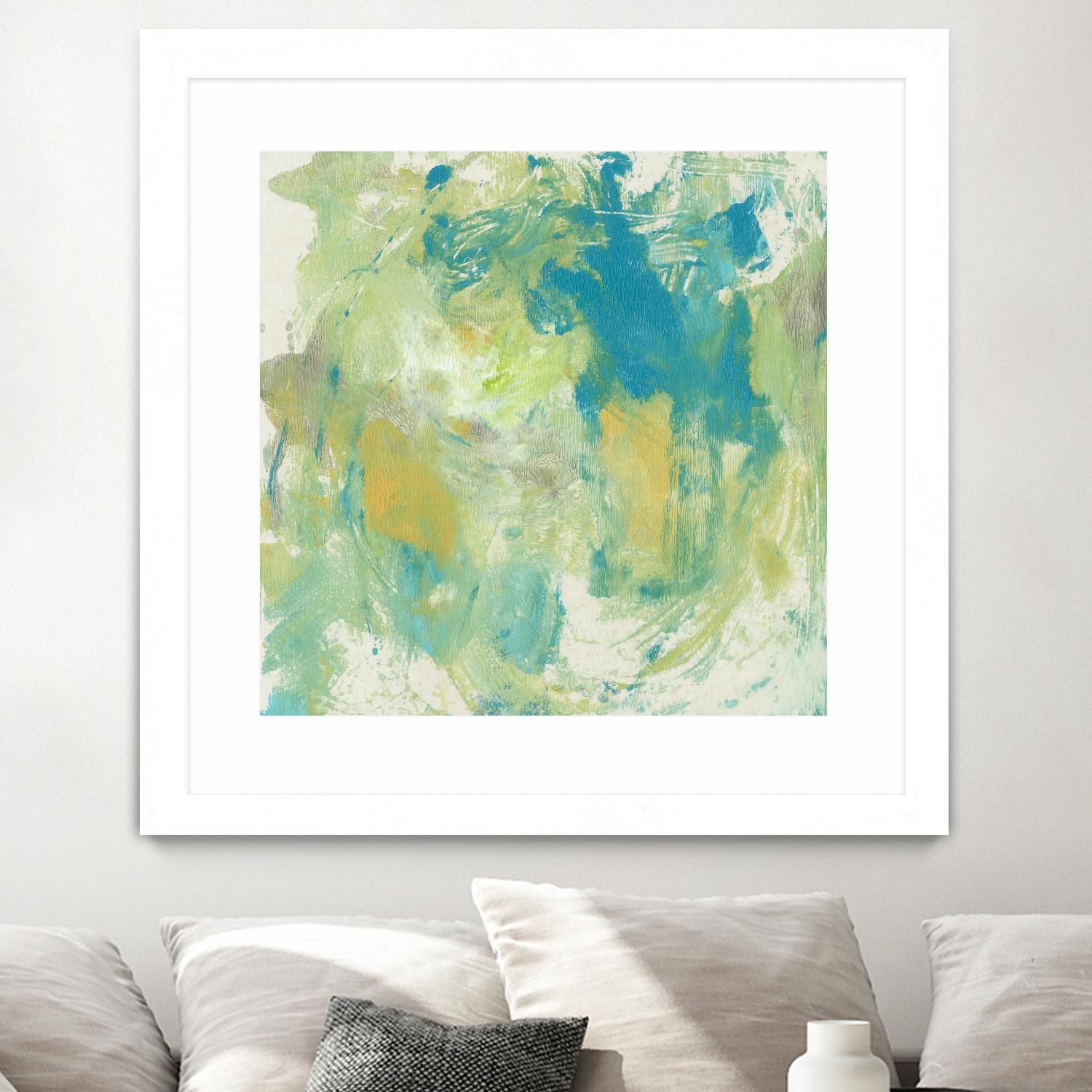 World Wind I by Tim OToole on GIANT ART - green abstract