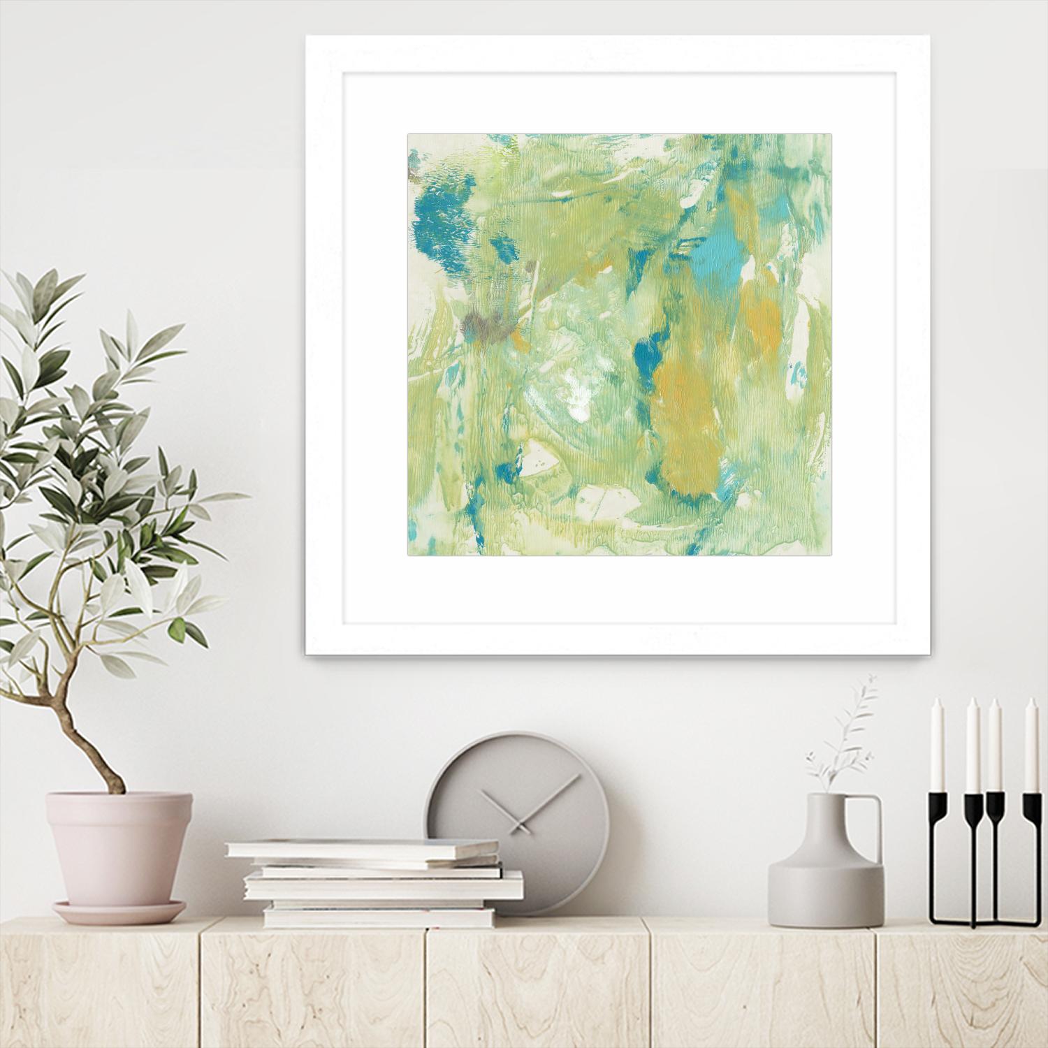 World Wind II by Tim OToole on GIANT ART - green abstract