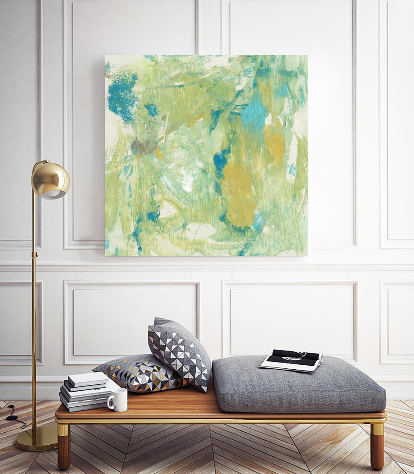 World Wind II by Tim OToole on GIANT ART - green abstract