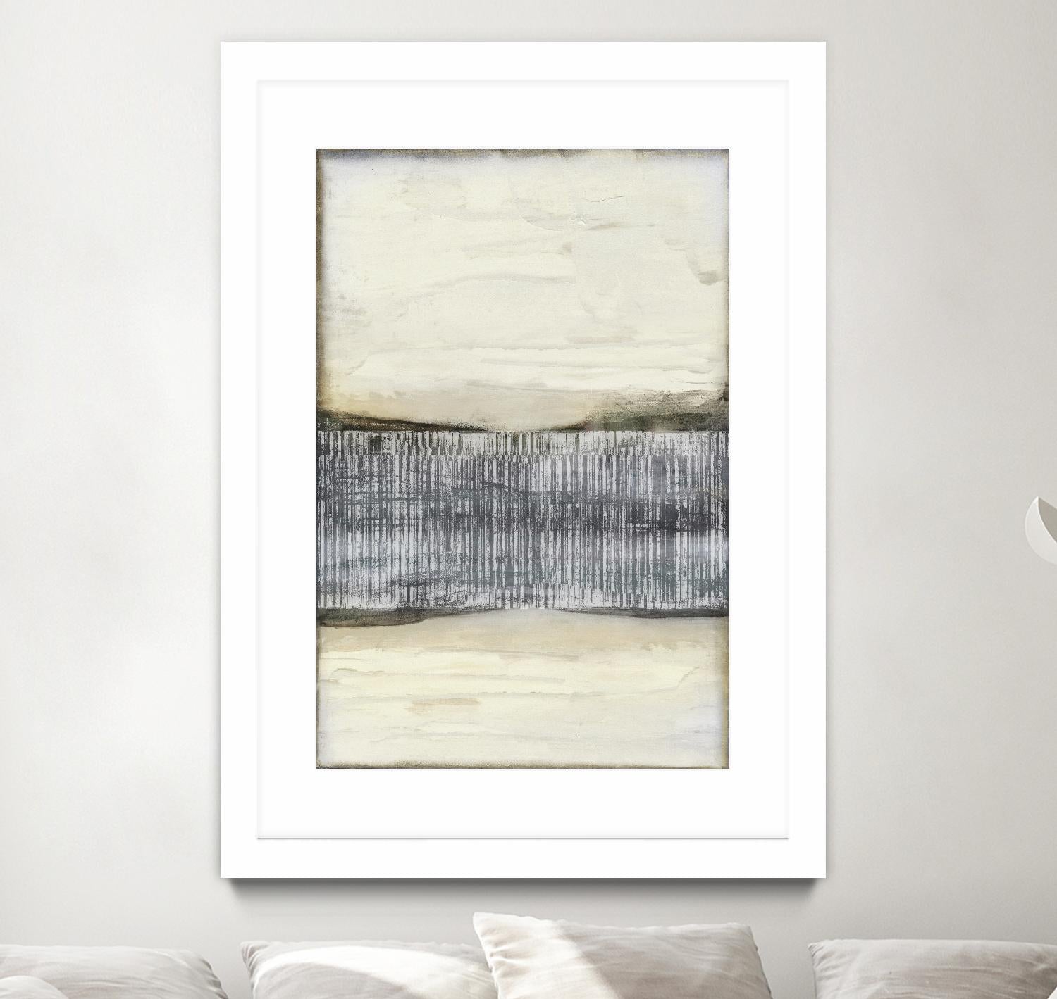 Divided Horizon I by Jennifer Goldberger on GIANT ART - abstract