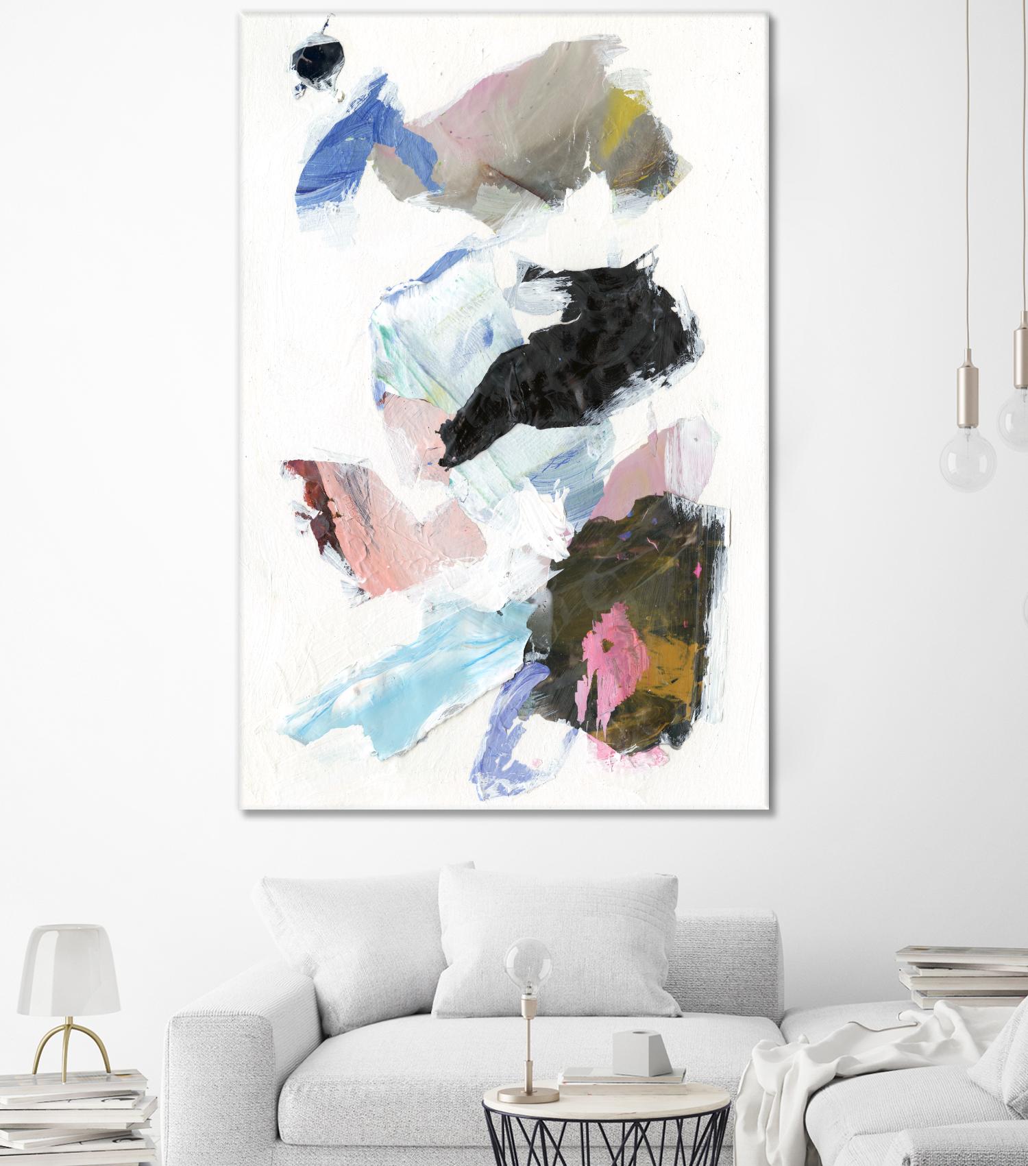 Sonata II by Jodi Fuchs on GIANT ART - pink abstract