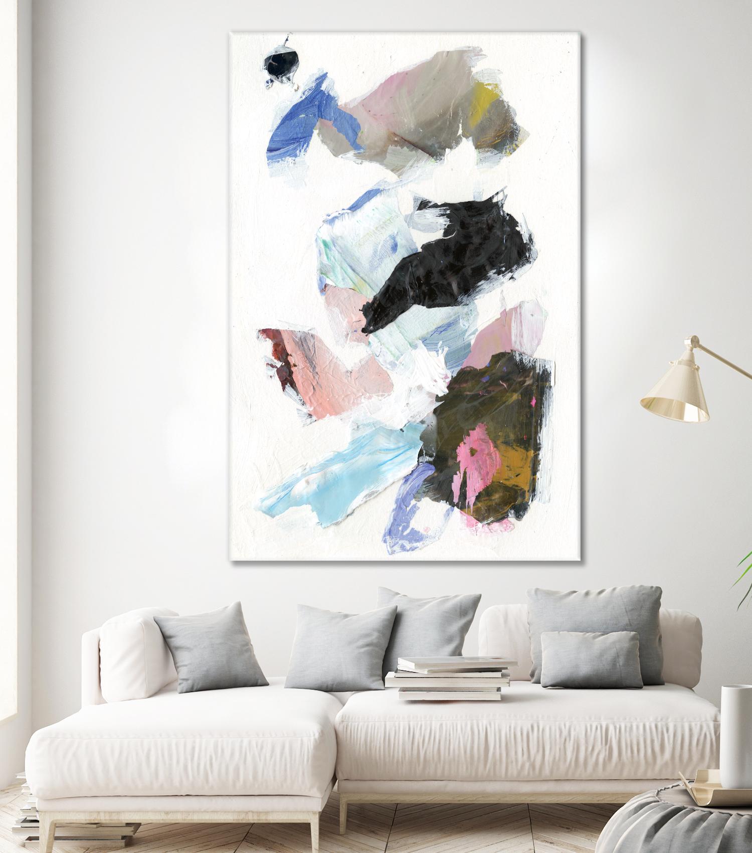 Sonata II by Jodi Fuchs on GIANT ART - pink abstract