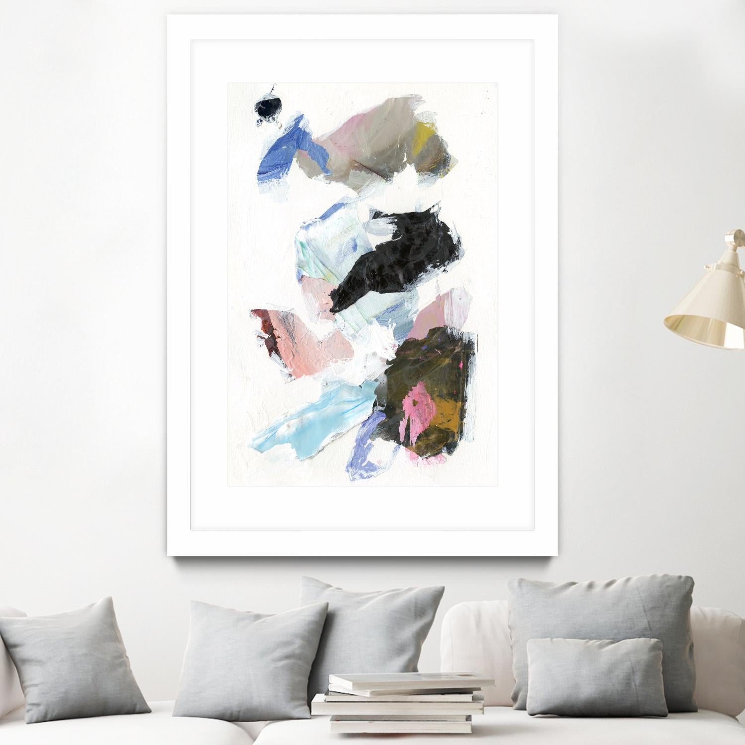 Sonata II by Jodi Fuchs on GIANT ART - pink abstract