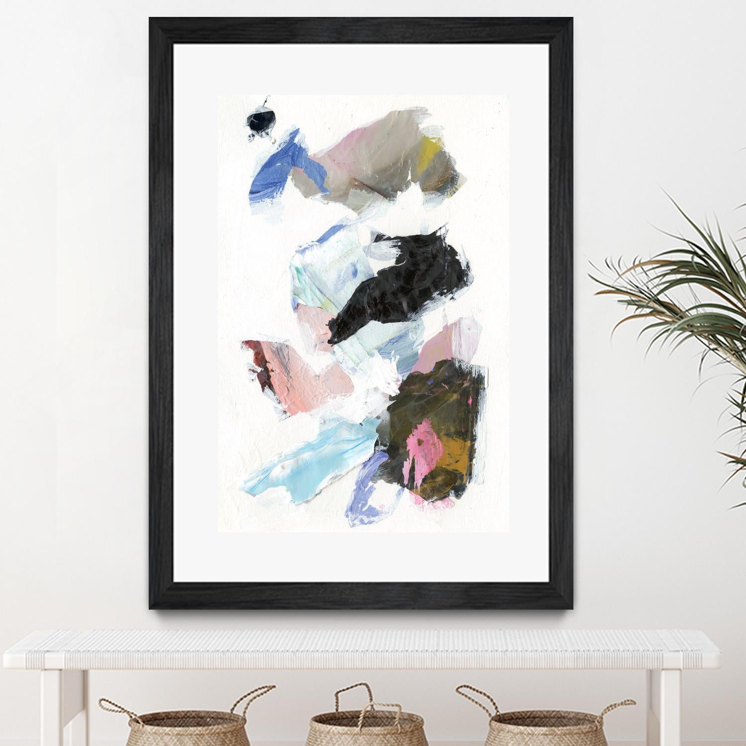 Sonata II by Jodi Fuchs on GIANT ART - pink abstract