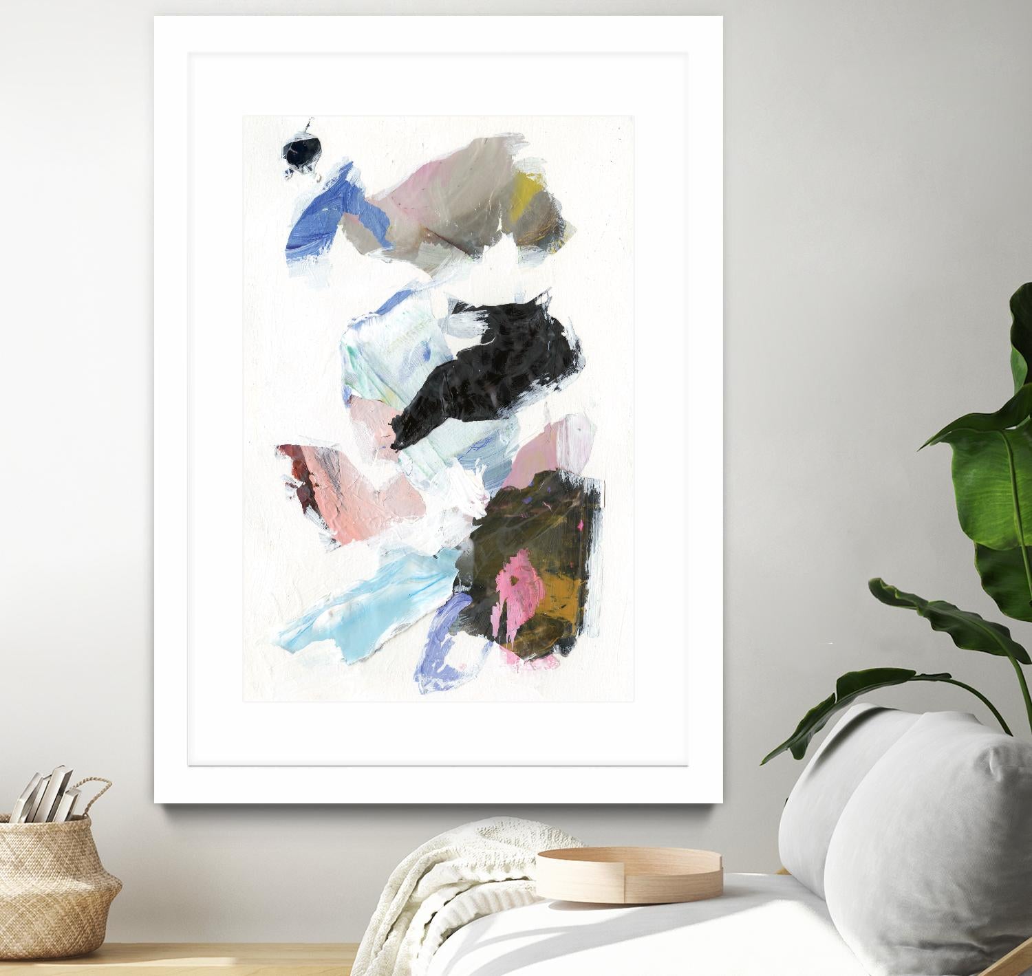 Sonata II by Jodi Fuchs on GIANT ART - pink abstract